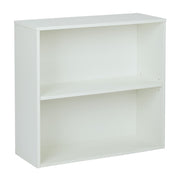 Prado 30" 2 Shelf Bookcase - White
