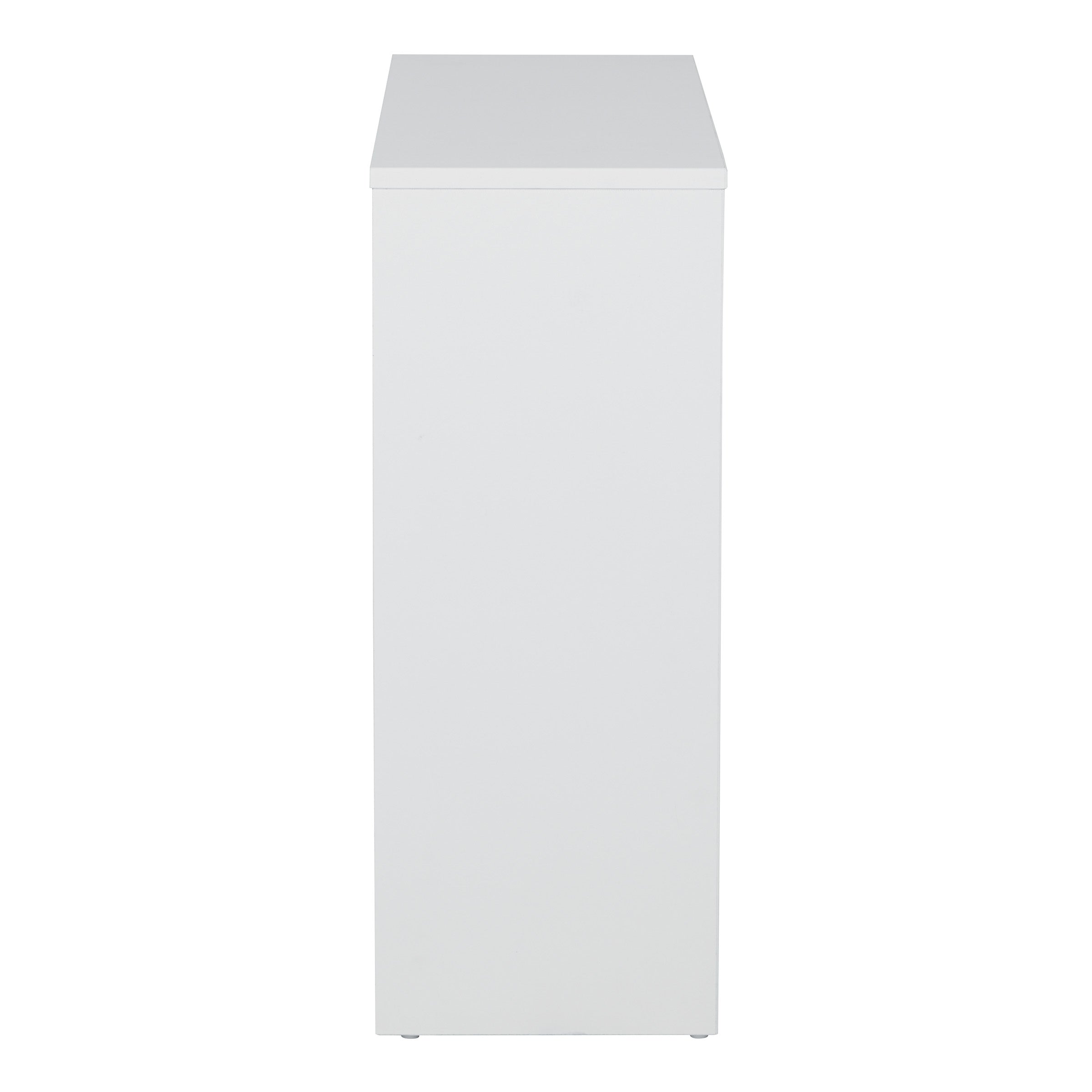 Prado 30" 2 Shelf Bookcase - White