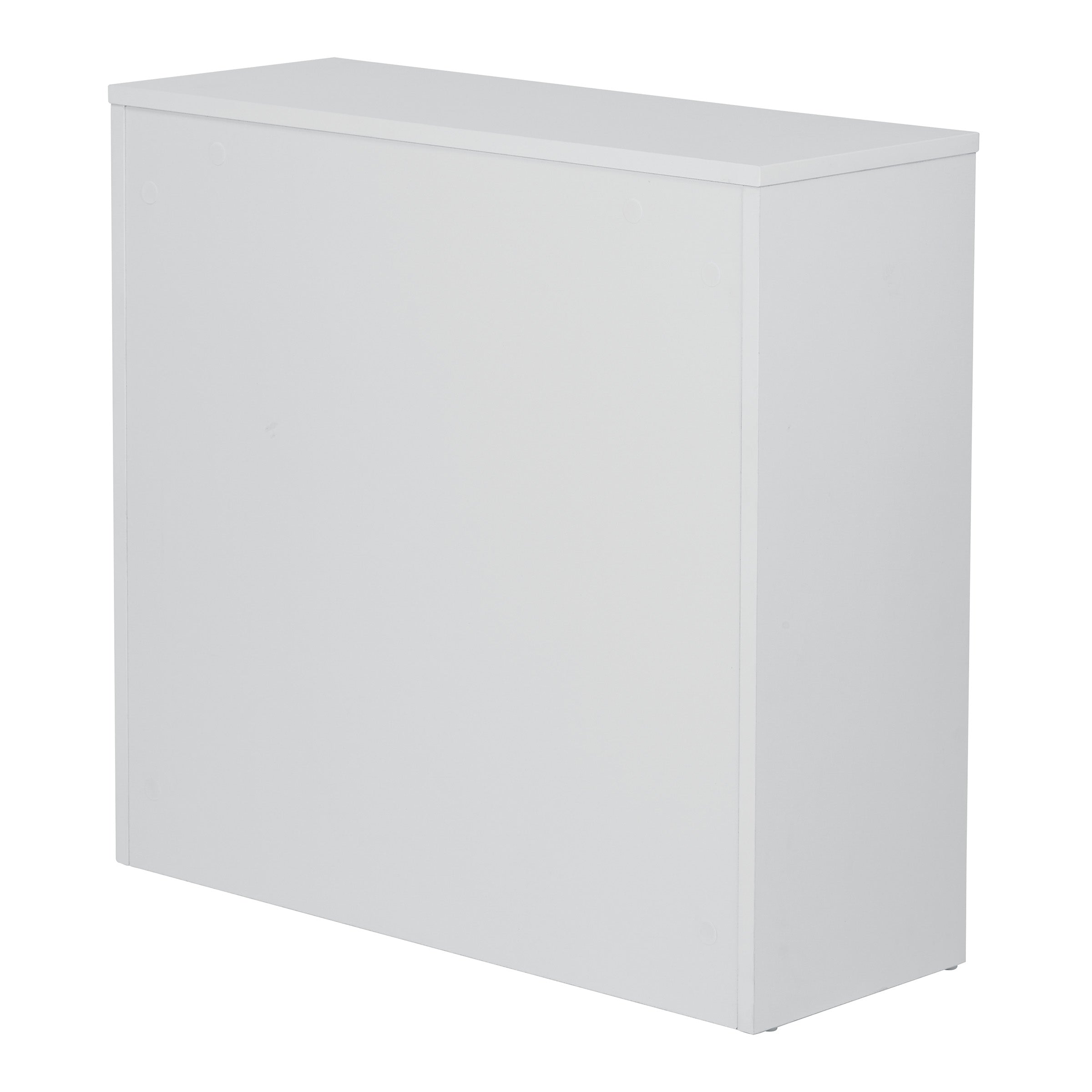 Prado 30" 2 Shelf Bookcase - White
