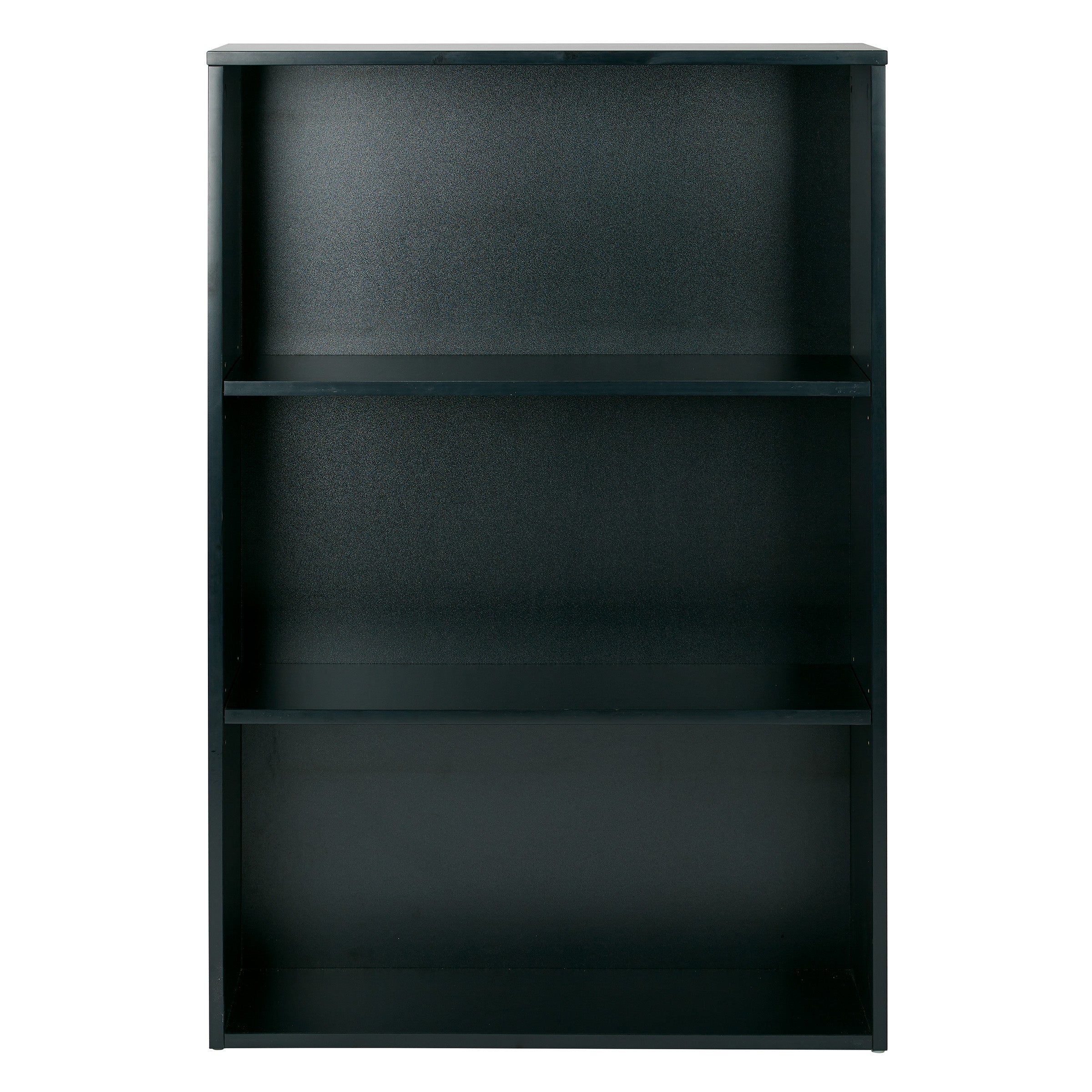 Prado 48" 3-Shelf BookCase - Black