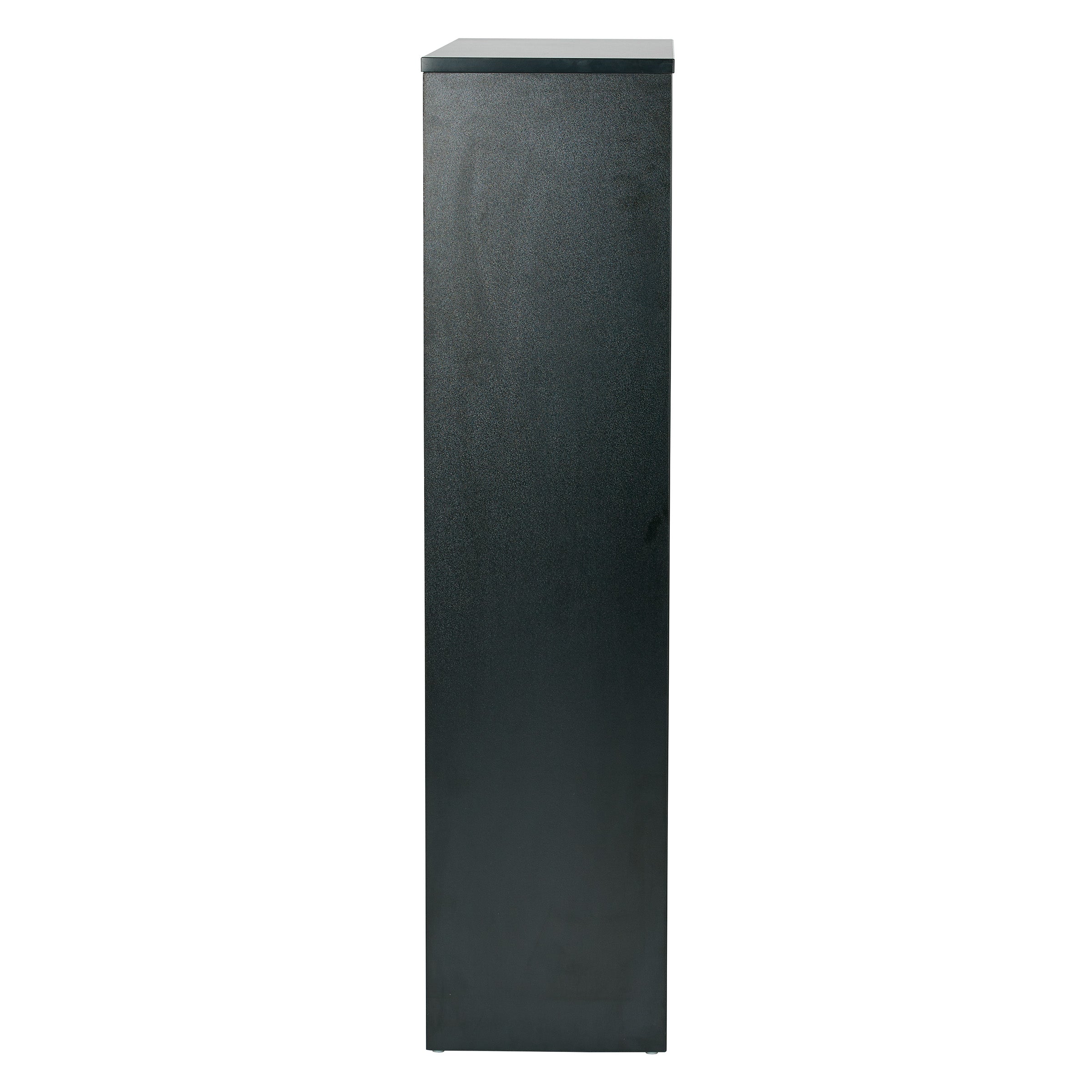 Prado 48" 3-Shelf BookCase - Black