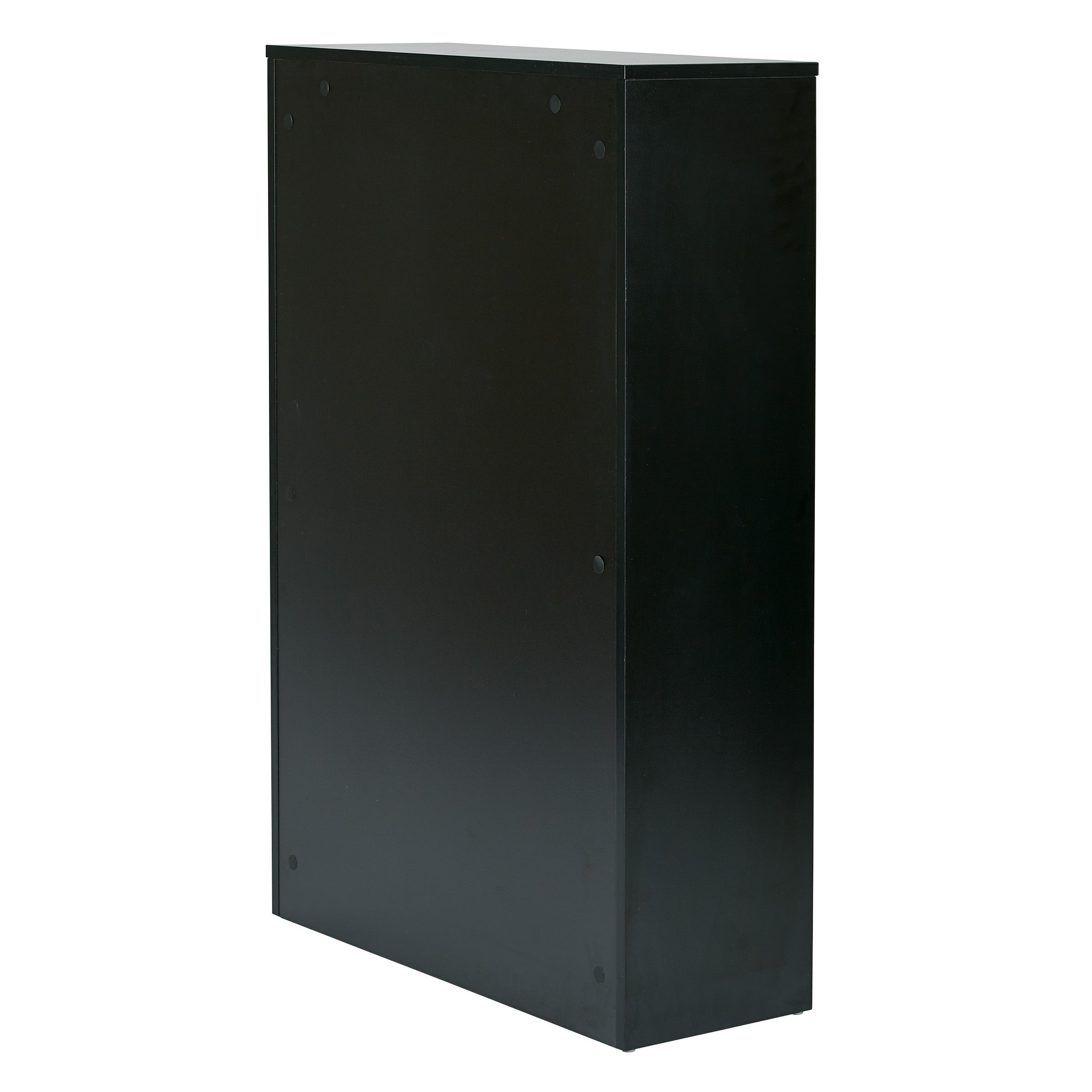 Prado 48" 3-Shelf BookCase - Black