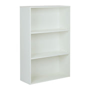 Prado 48" 3-Shelf BookCase - White