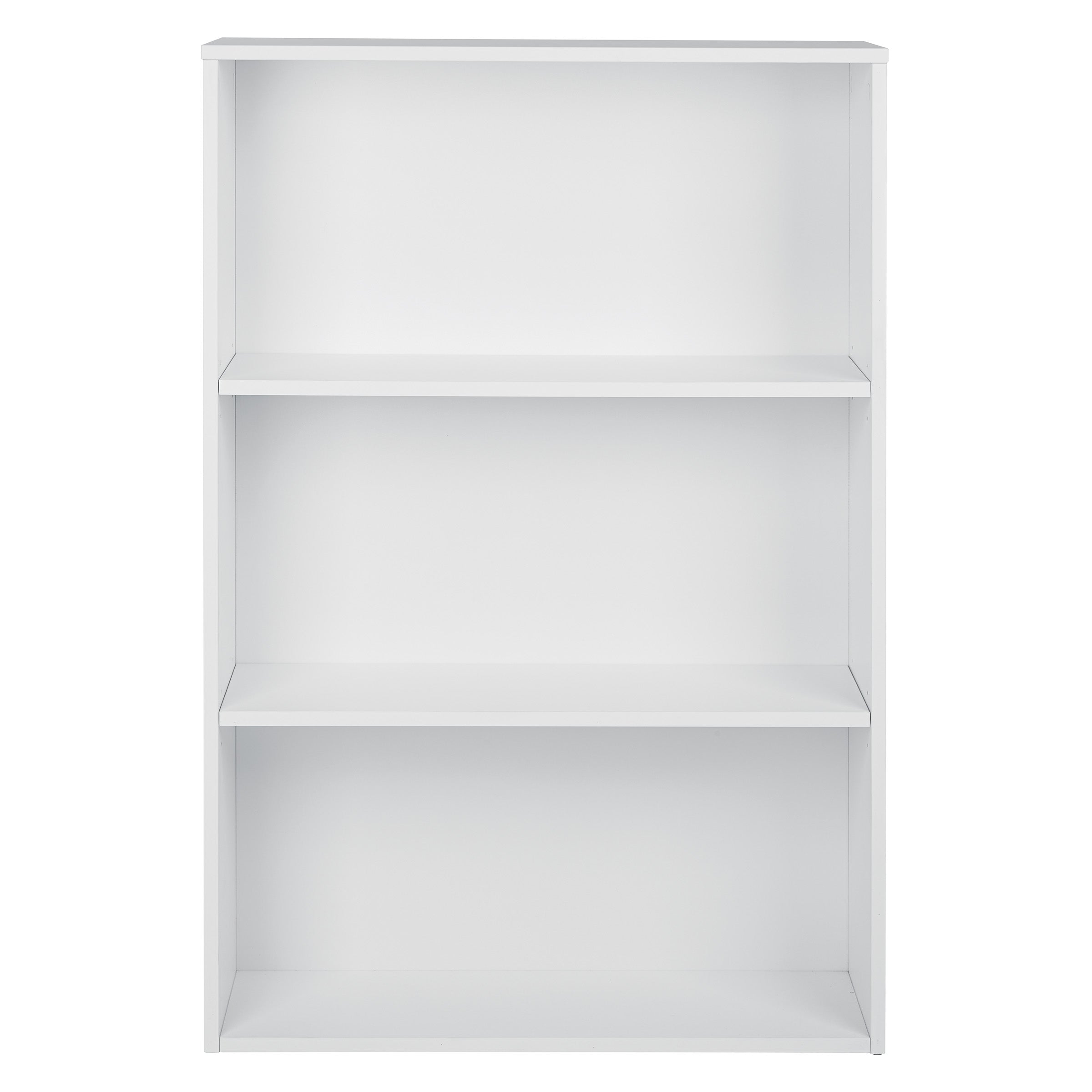 Prado 48" 3-Shelf BookCase - White