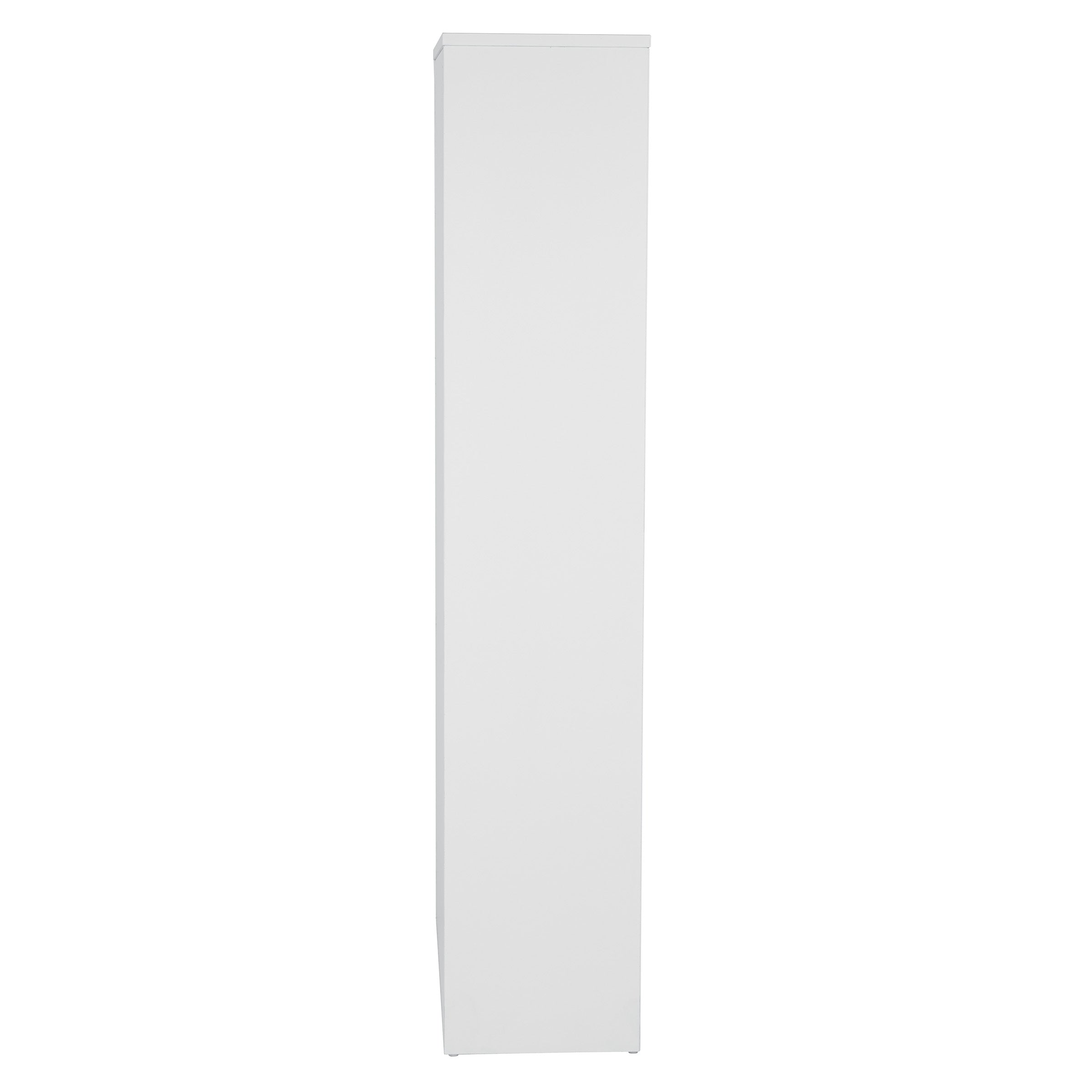 Prado 60" 4-Shelf Bookcase - White