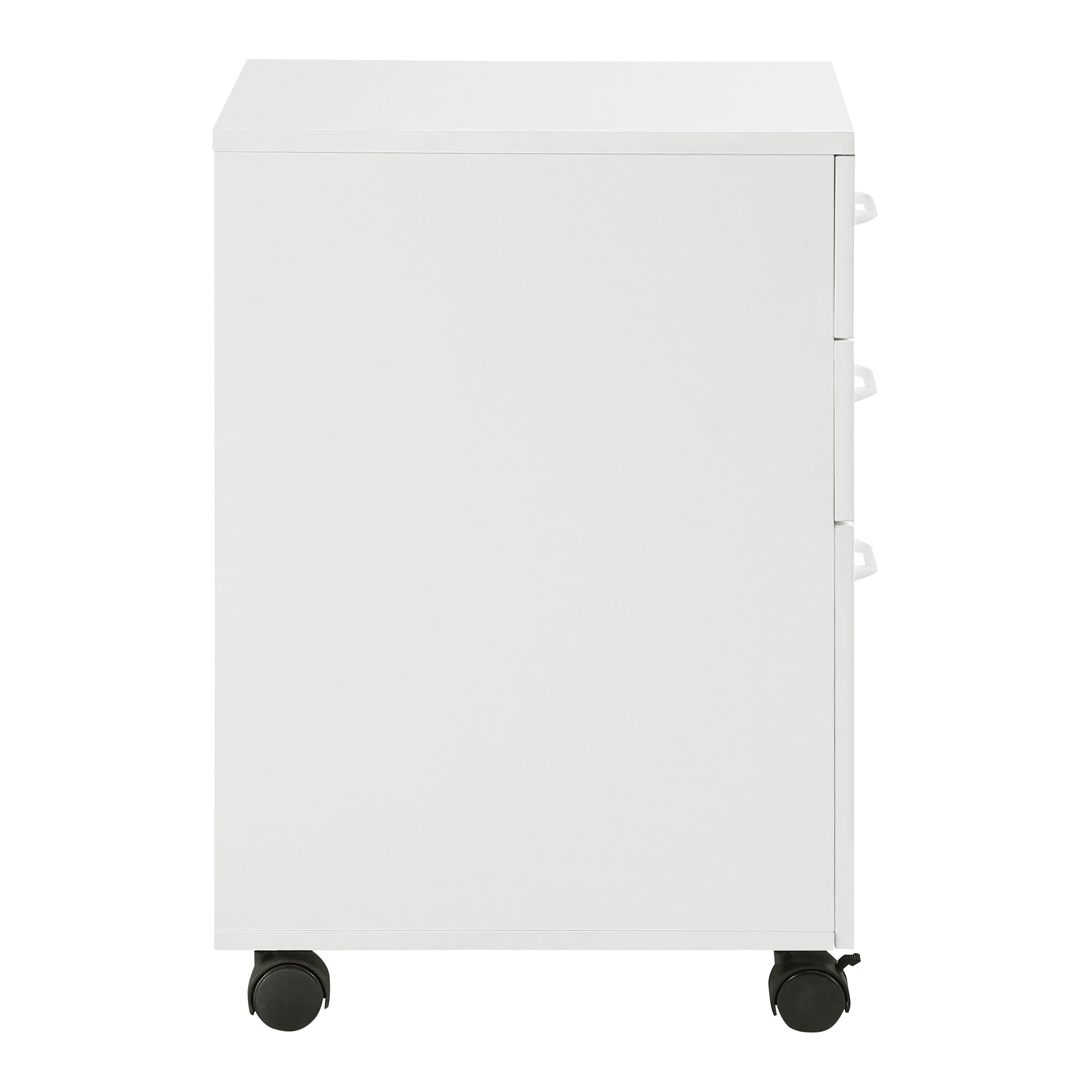 Prado 3-Drawer Mobile File Cabinet - White