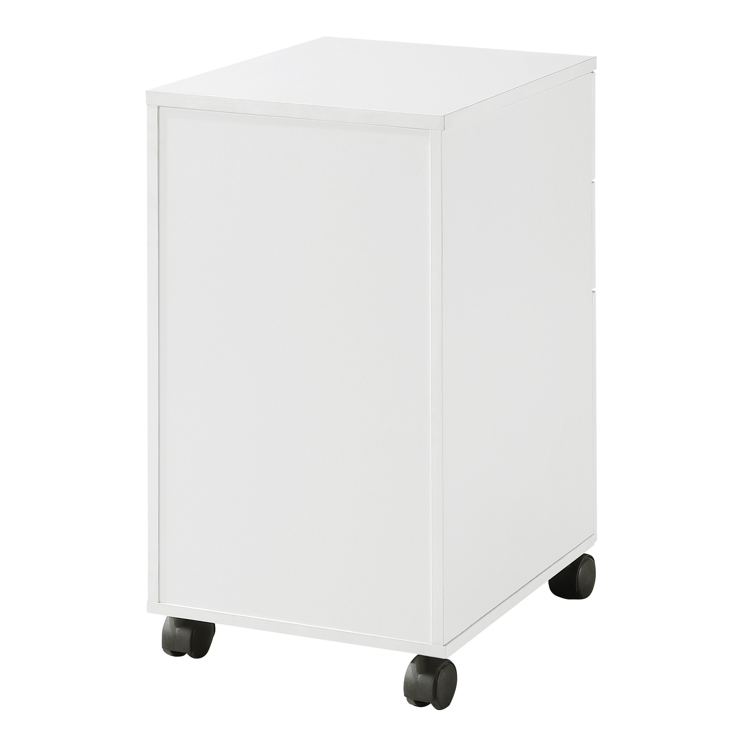 Prado 3-Drawer Mobile File Cabinet - White