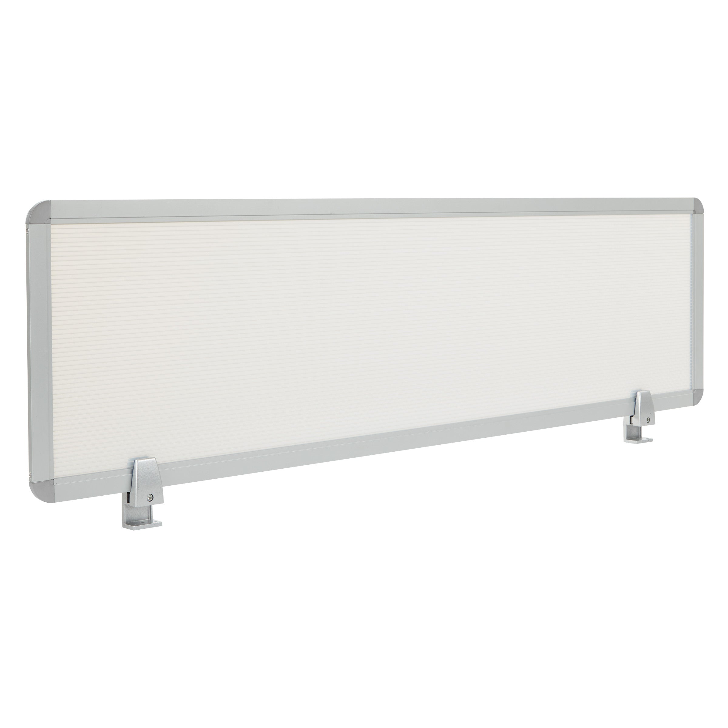 Prado Desk Privacy Screen - Silver