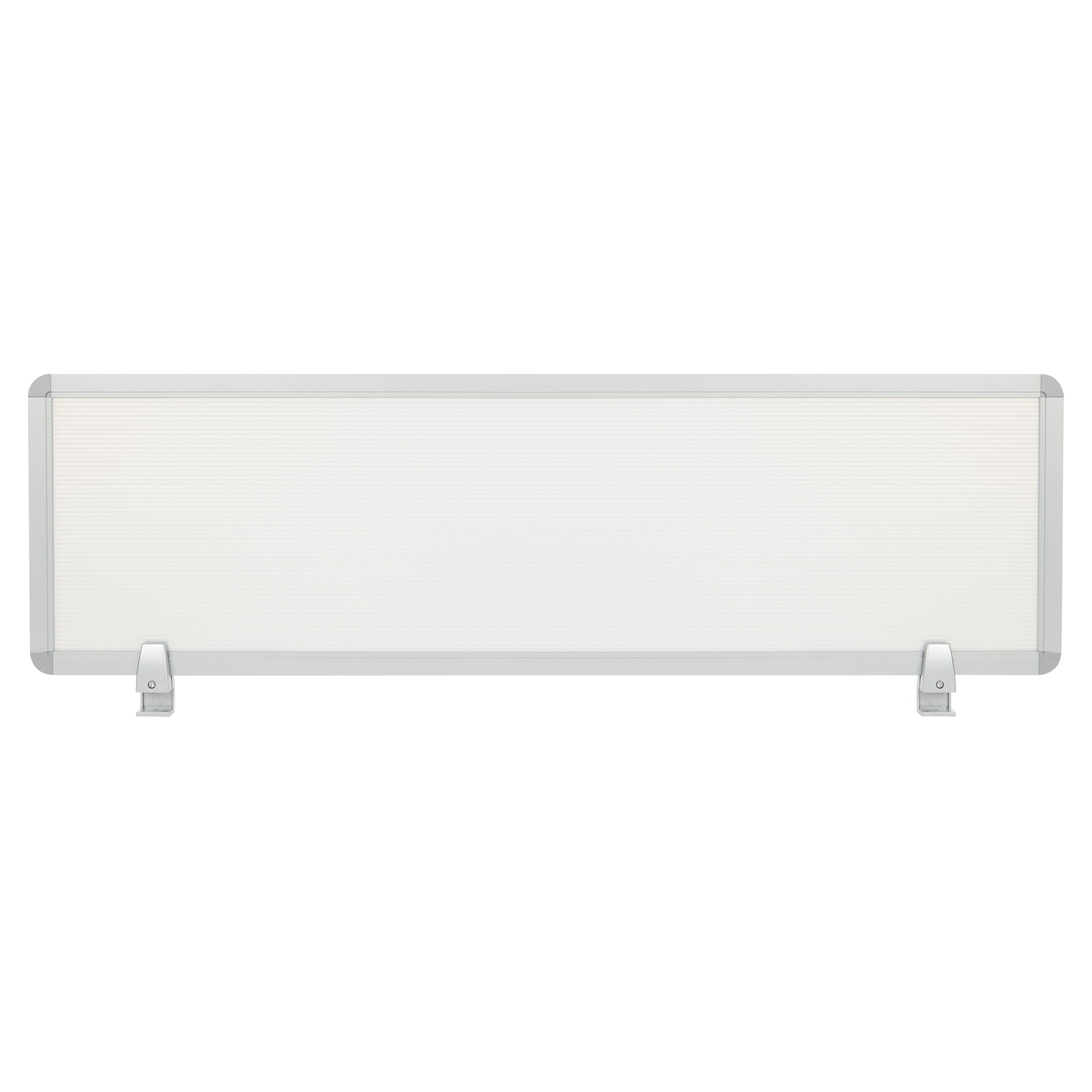 Prado Desk Privacy Screen - Silver