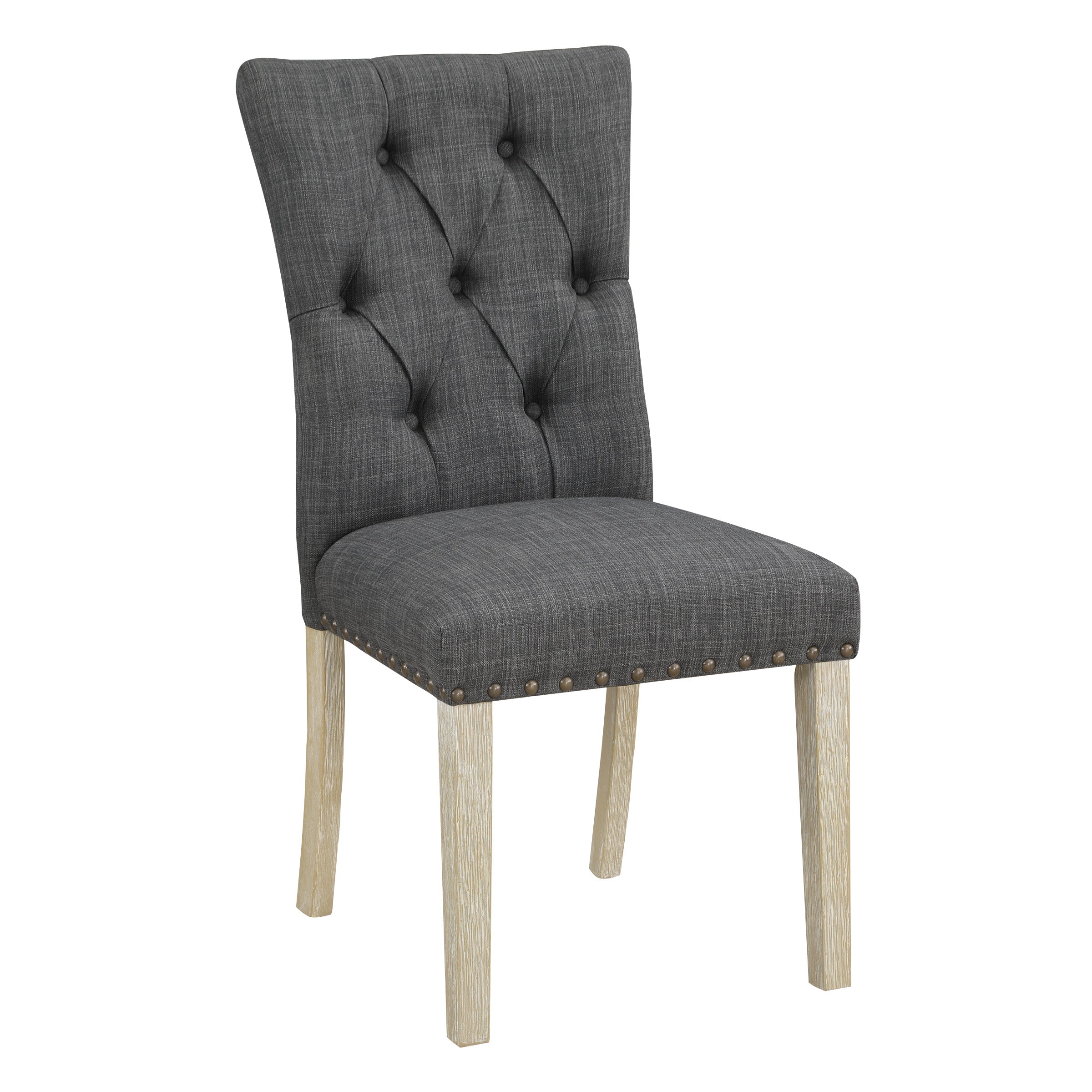 Preston Dining Chair 2 Pk - Charcoal
