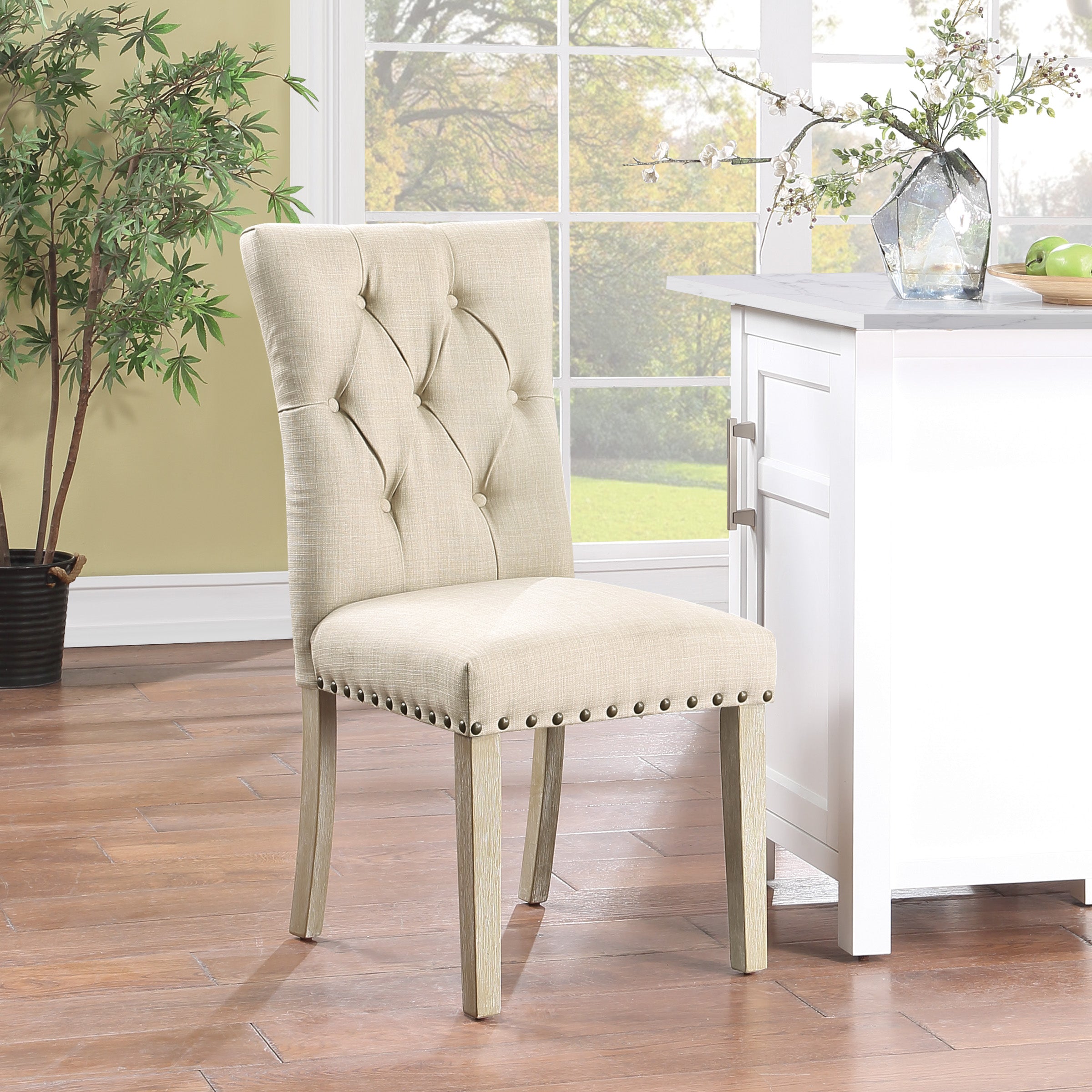 Preston Dining Chair 2 Pk - Burlap