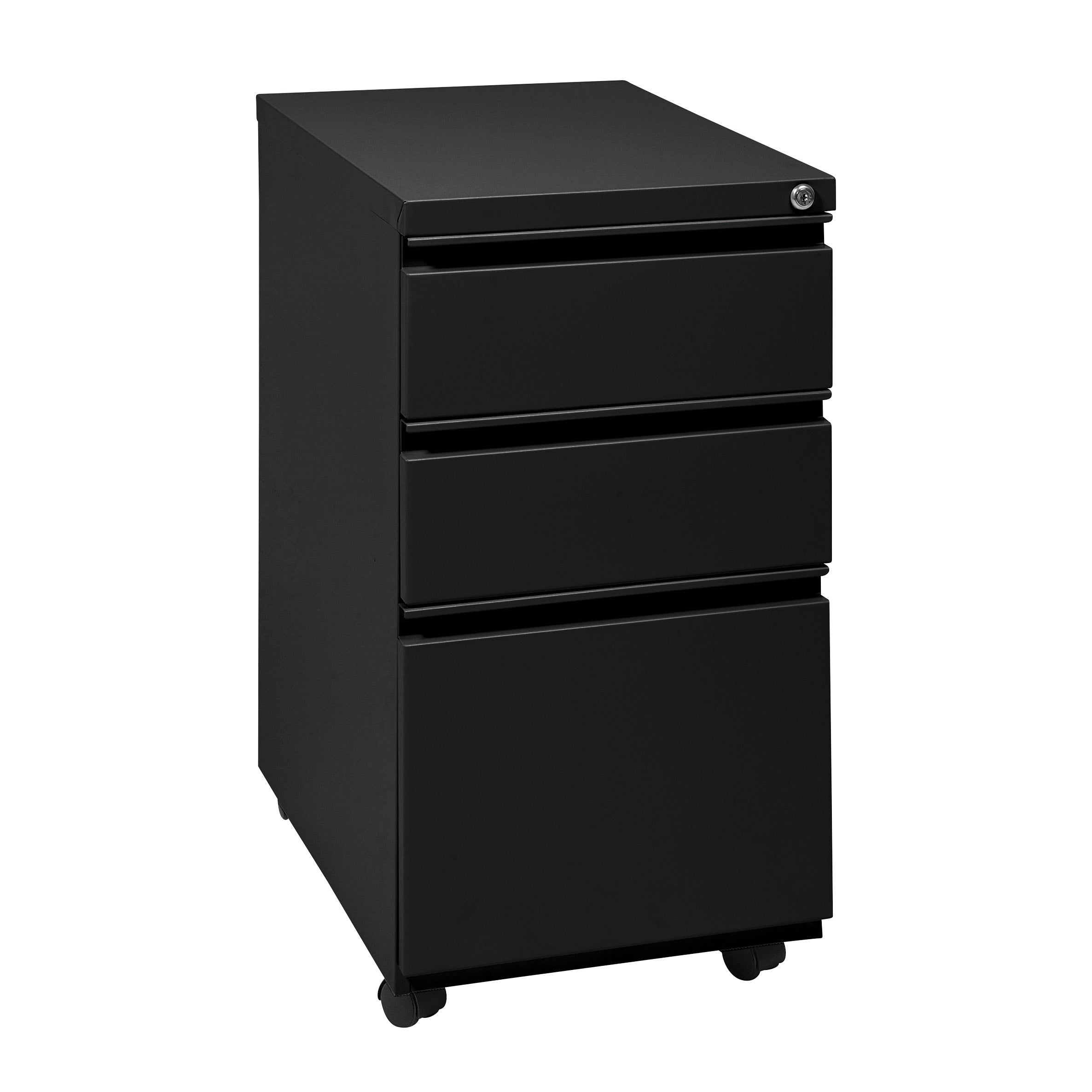 22" Closed Top Mobil Pedestal - Black