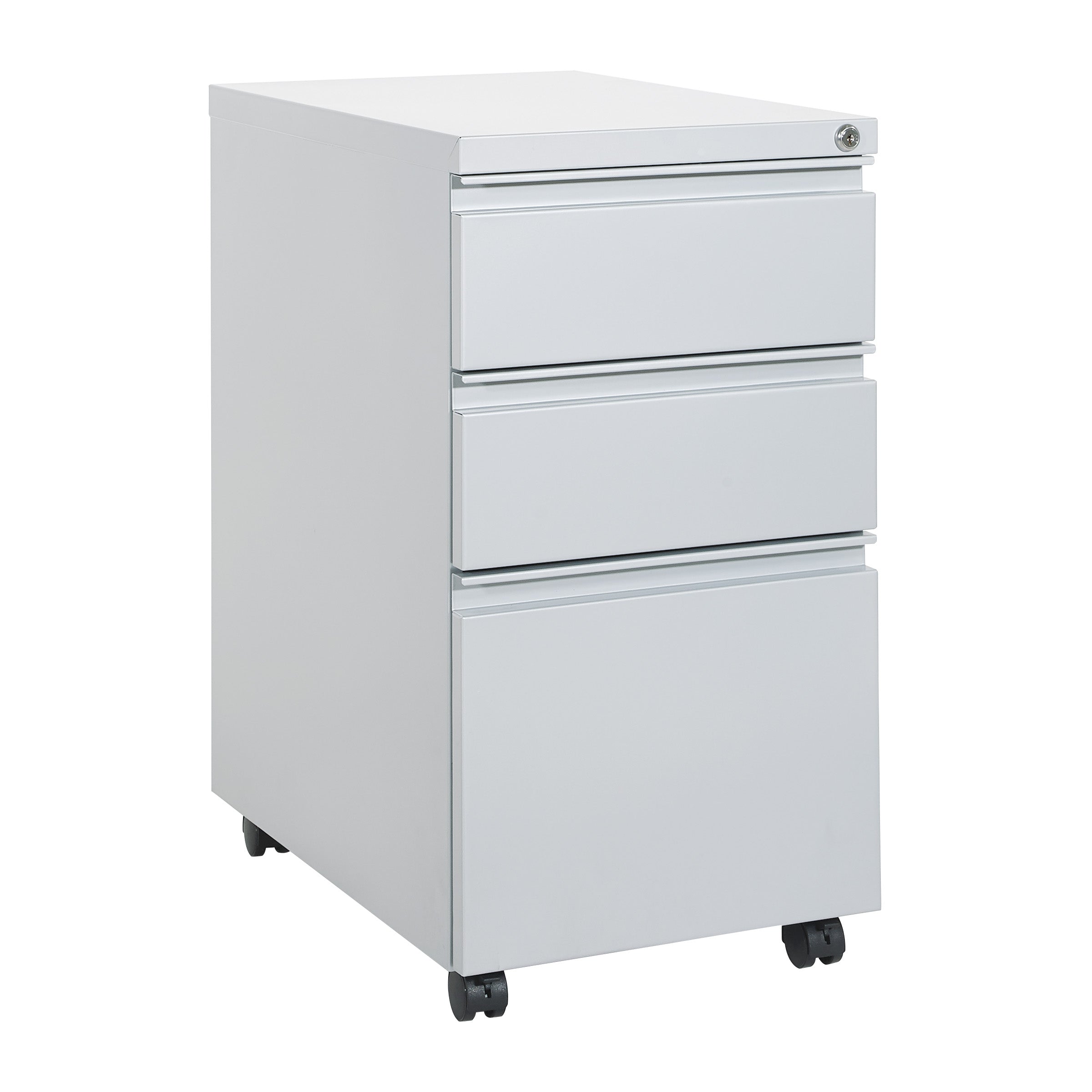 22" Closed Top Mobil Pedestal - Silver