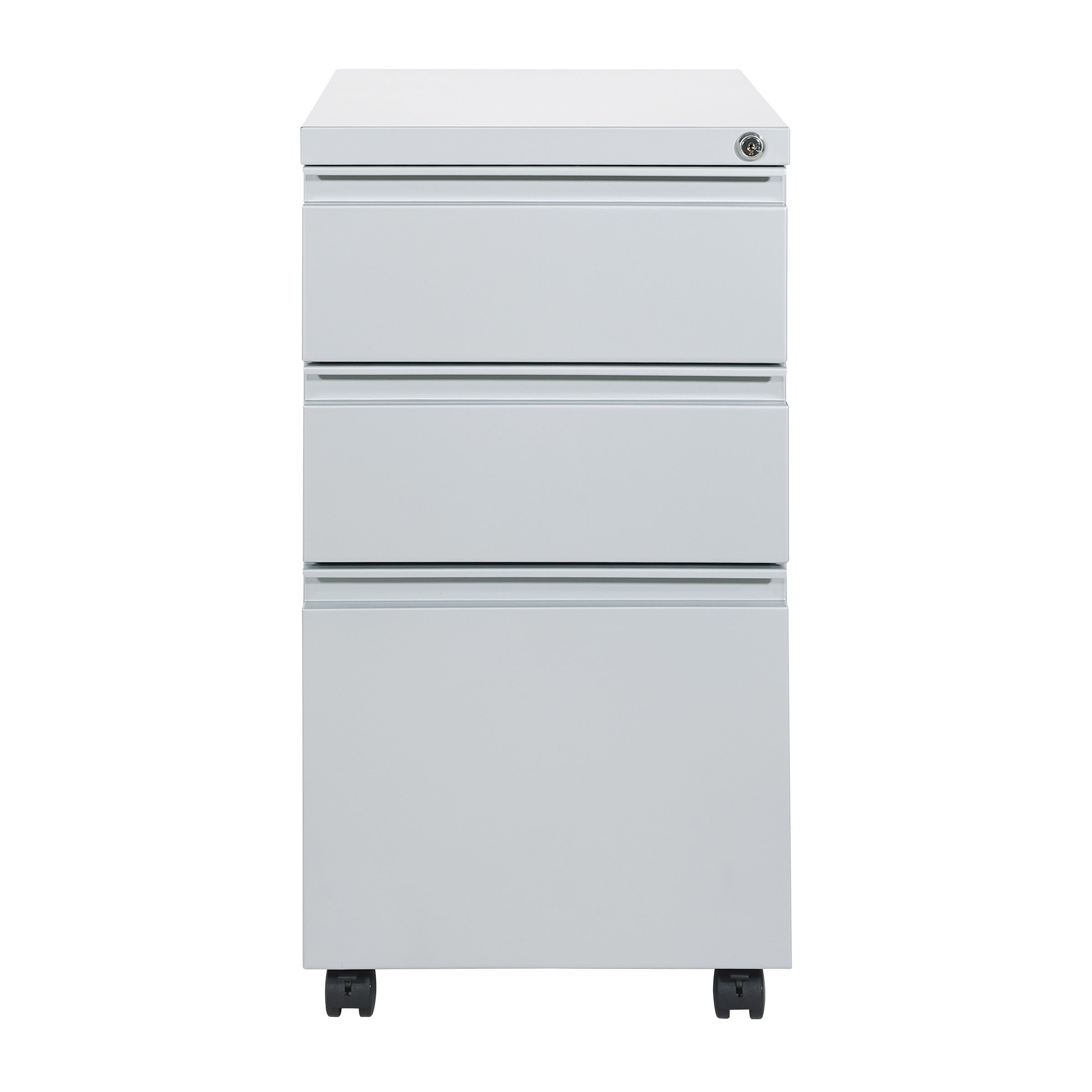 22" Closed Top Mobil Pedestal - Silver