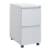 22" Closed Top Mobil Pedestal - Silver
