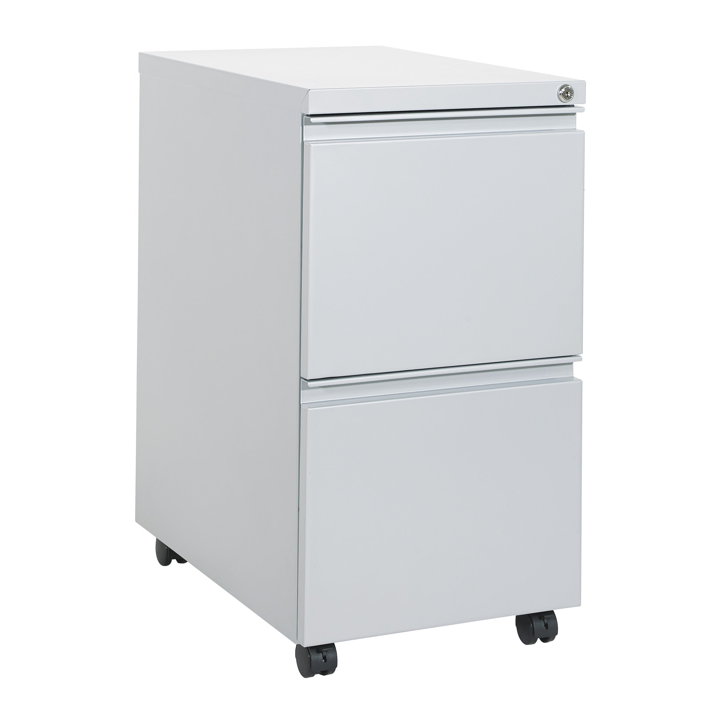 22" Closed Top Mobil Pedestal - Silver