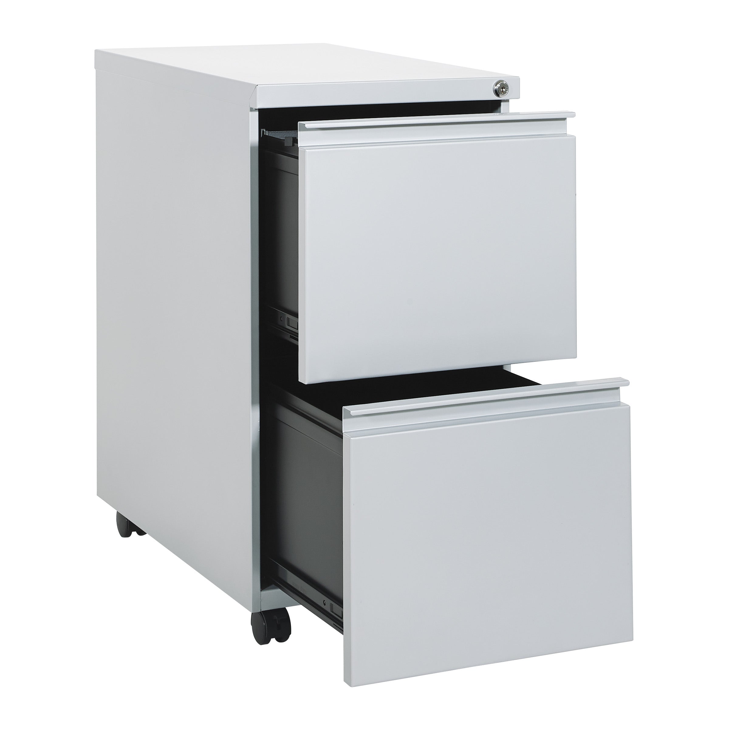 22" Closed Top Mobil Pedestal - Silver