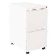 22" Closed Top Mobil Pedestal - White