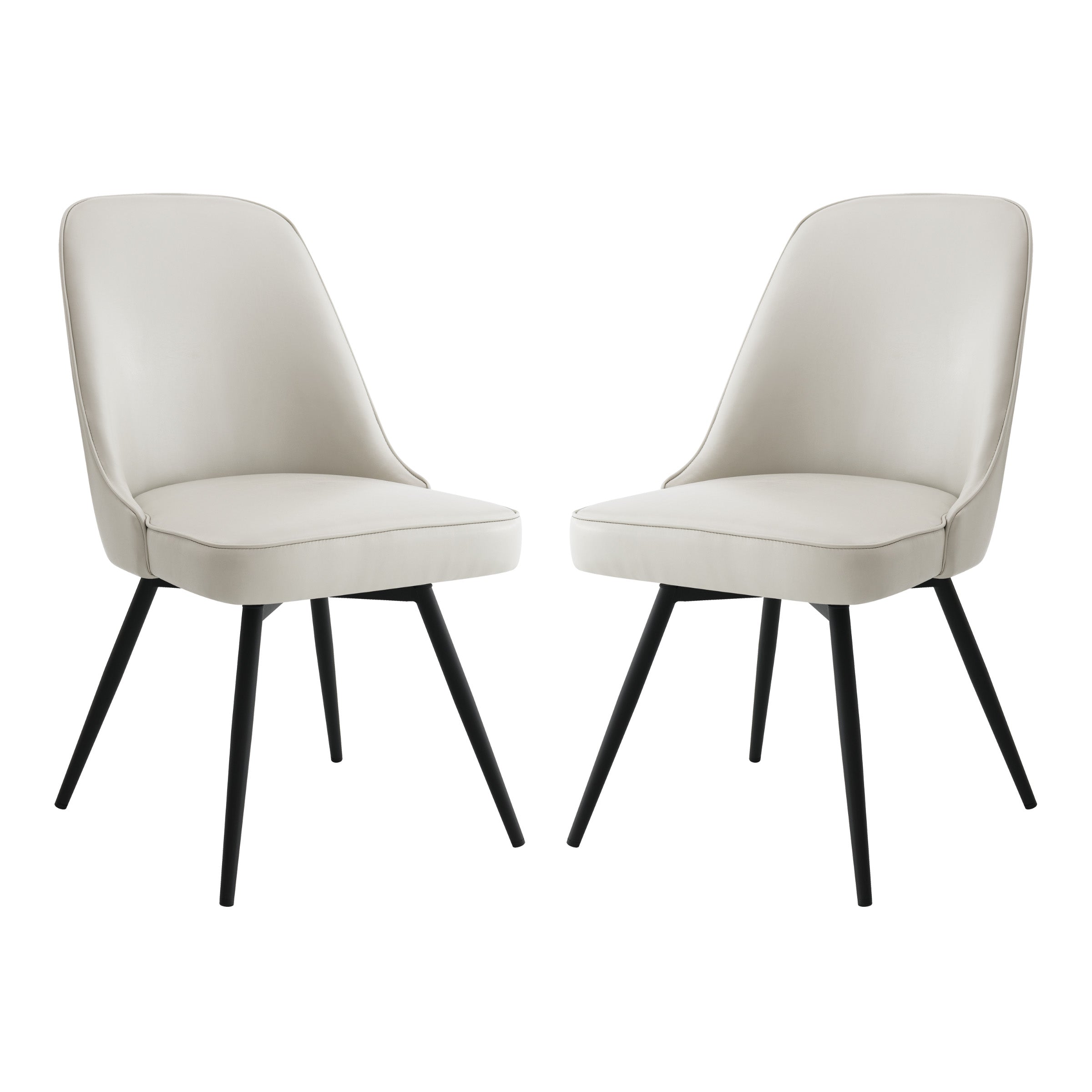 Penton Swivel Chair 2Pk - Cream