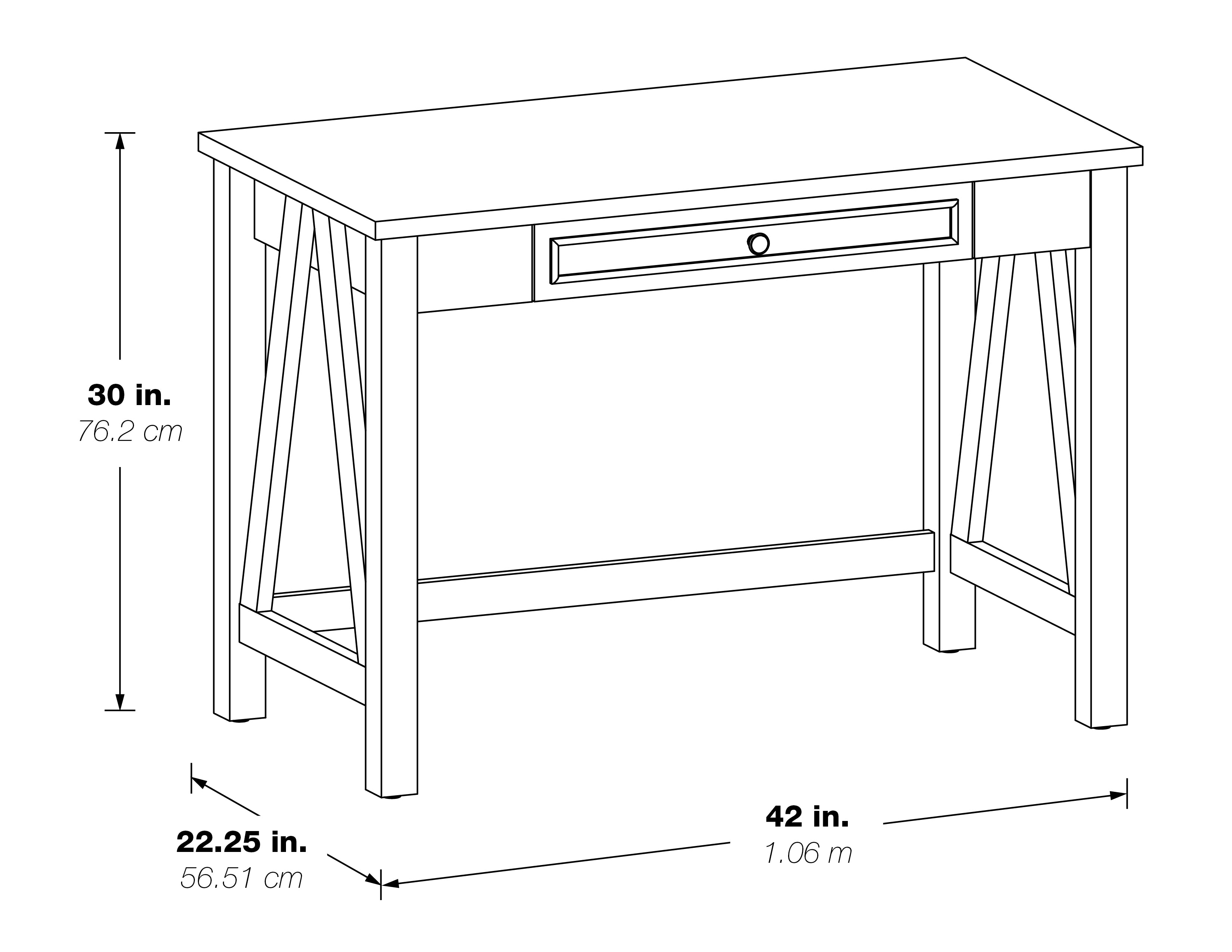 Quinton Writing Desk - Salvage Oak