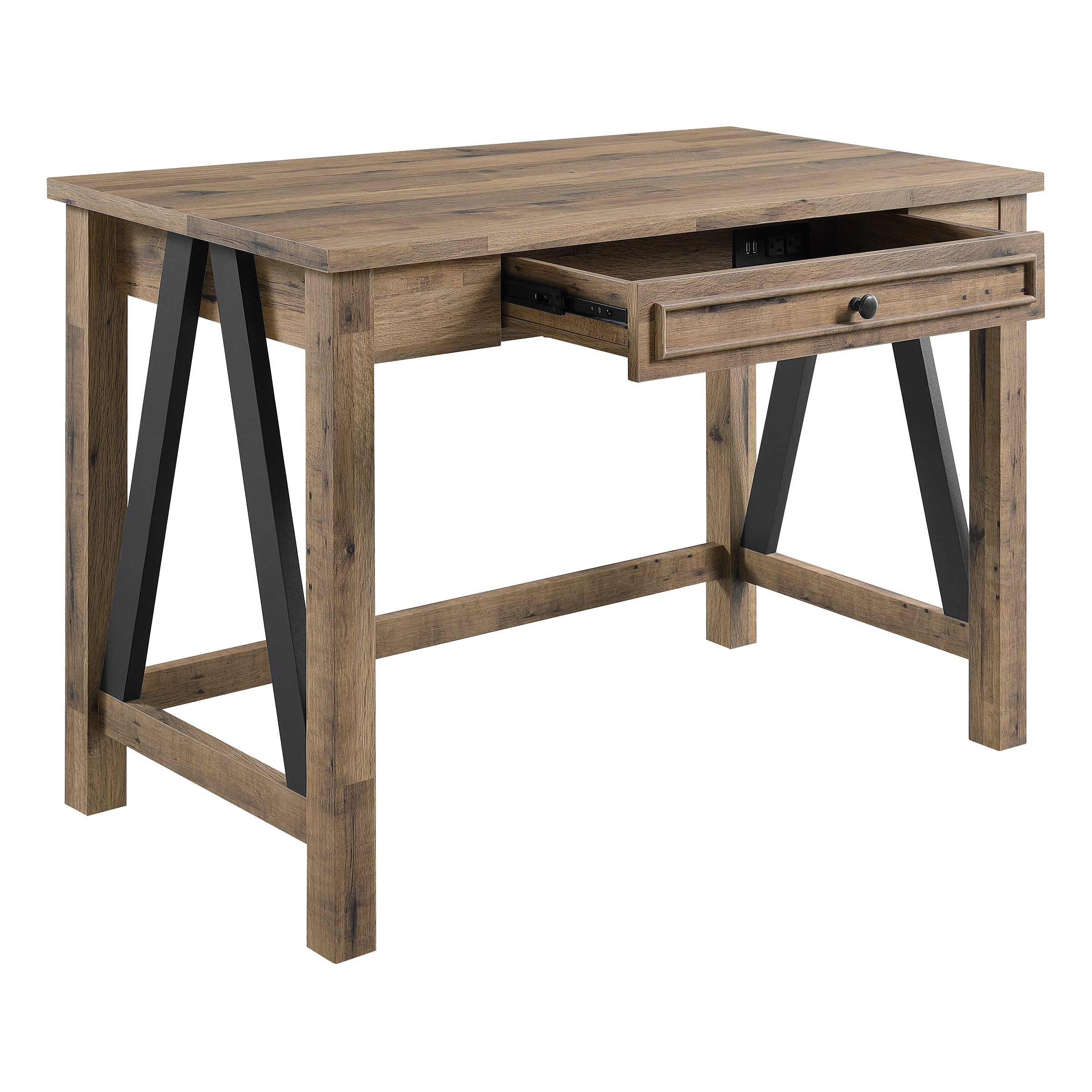 Quinton Writing Desk - Salvage Oak