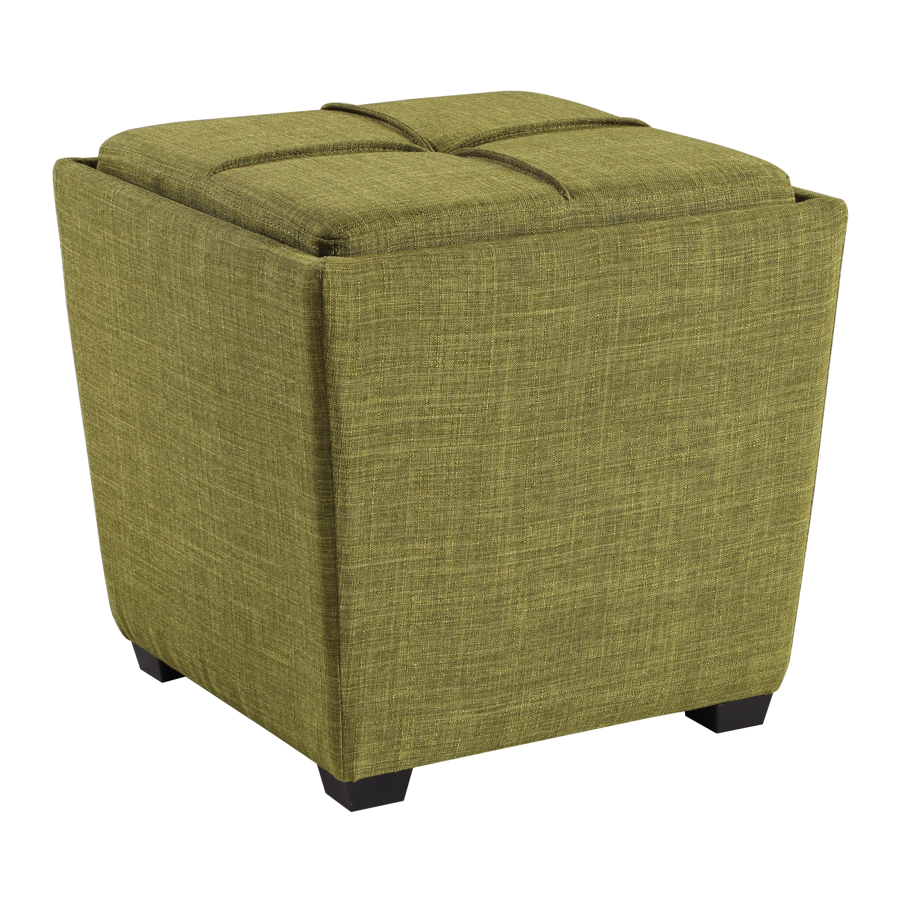 Rockford Storage Ottoman - Green