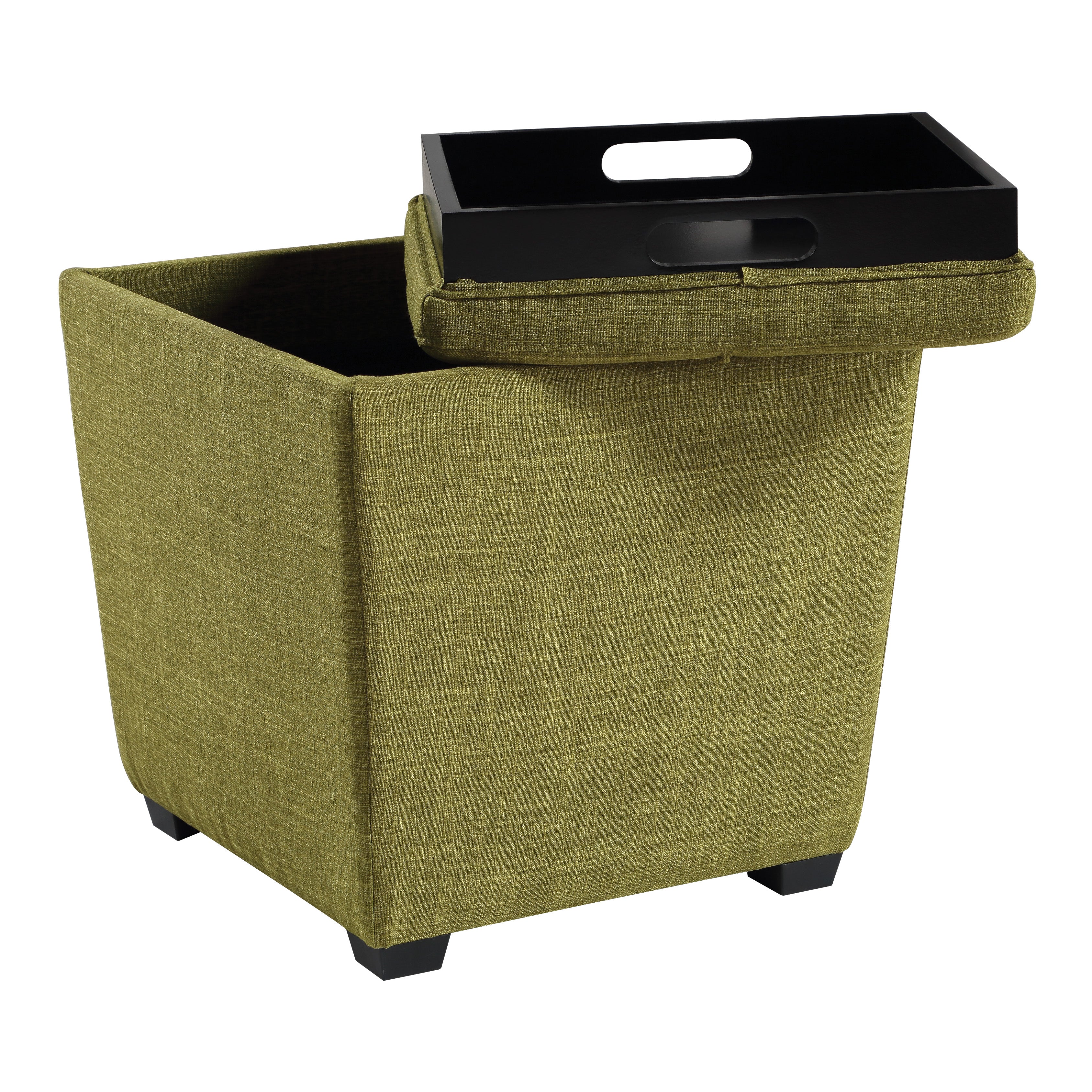Rockford Storage Ottoman - Green