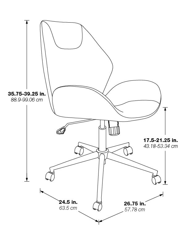 Reseda Office Chair - Black
