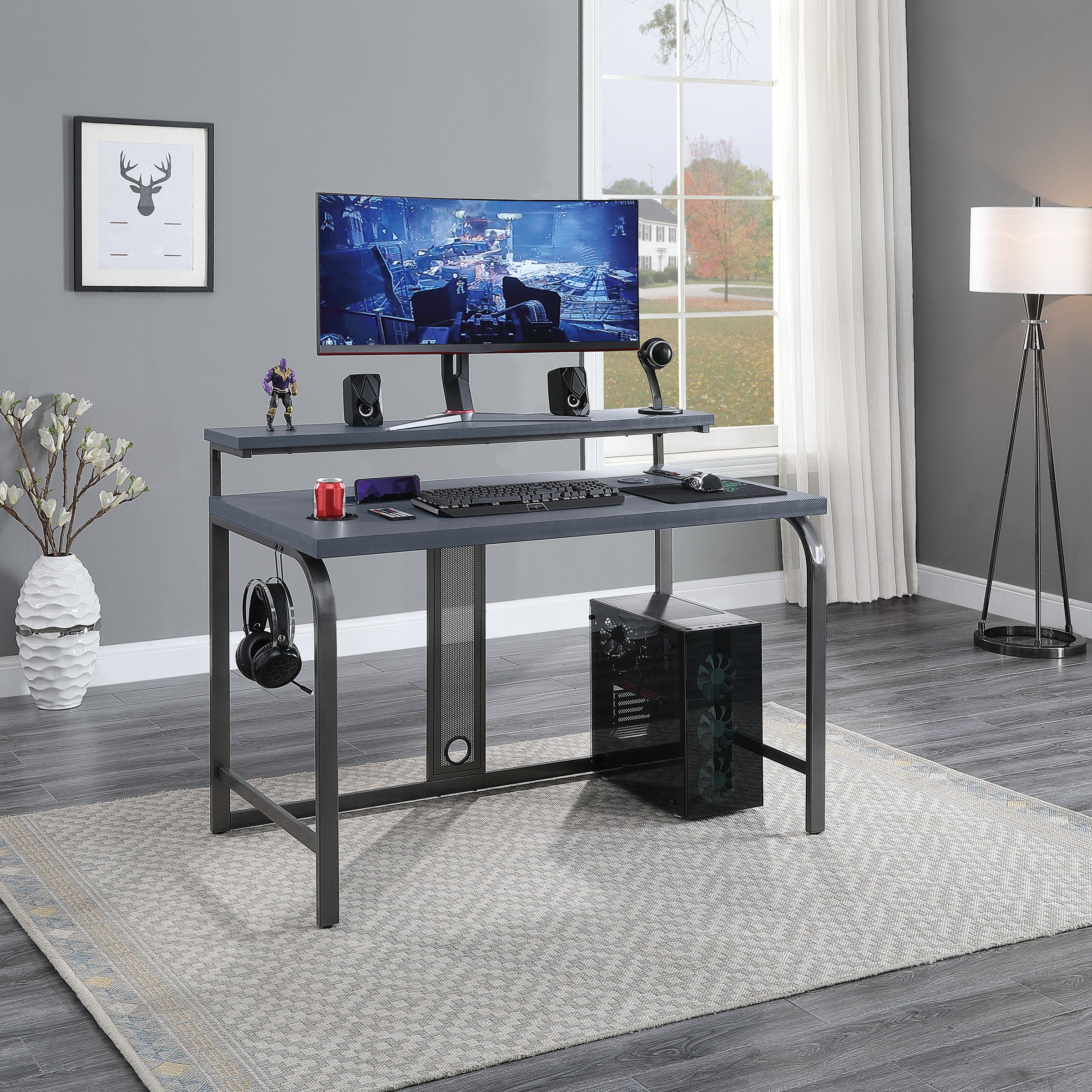 Reload 48" Gaming Desk - Grey