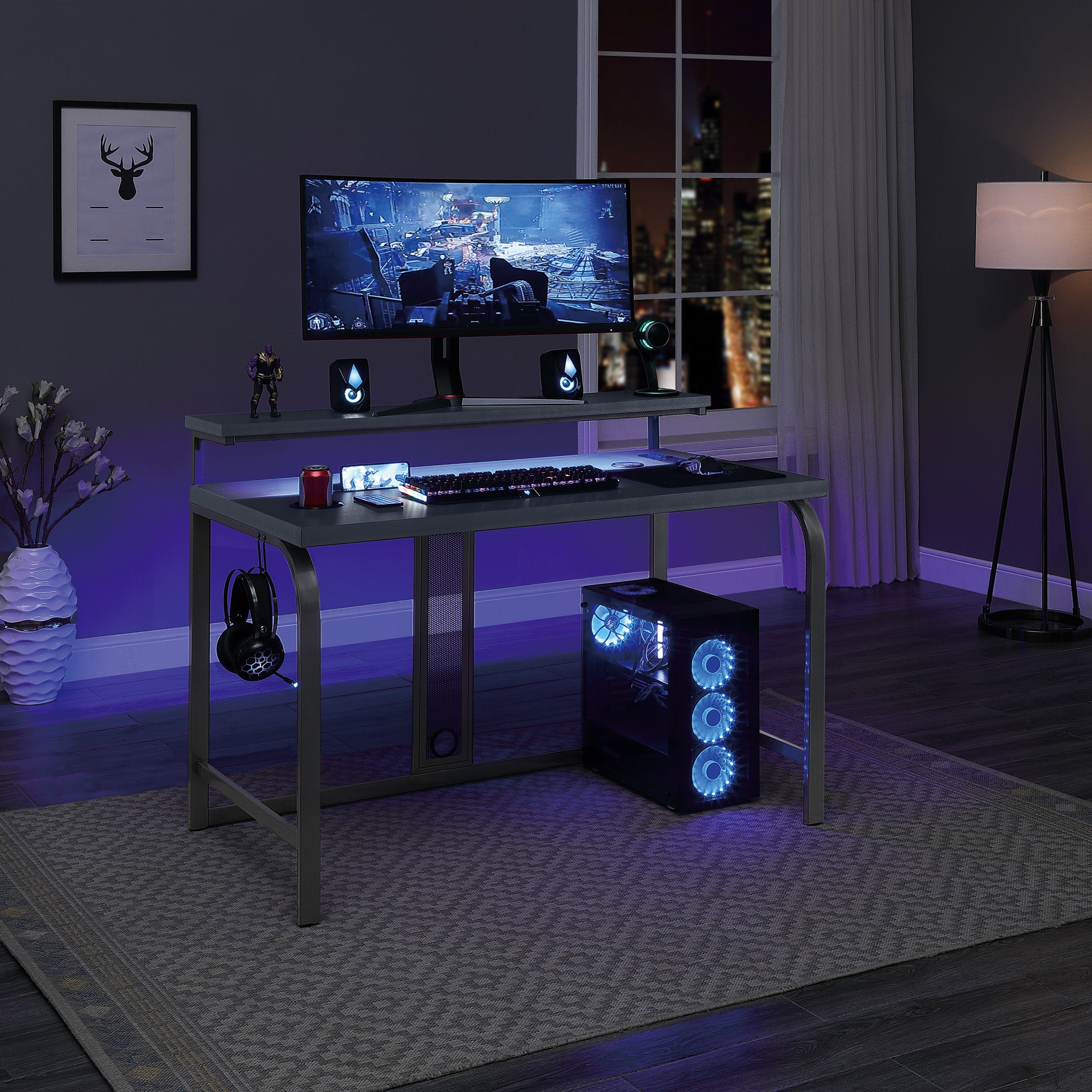 Reload 48" Gaming Desk - Grey