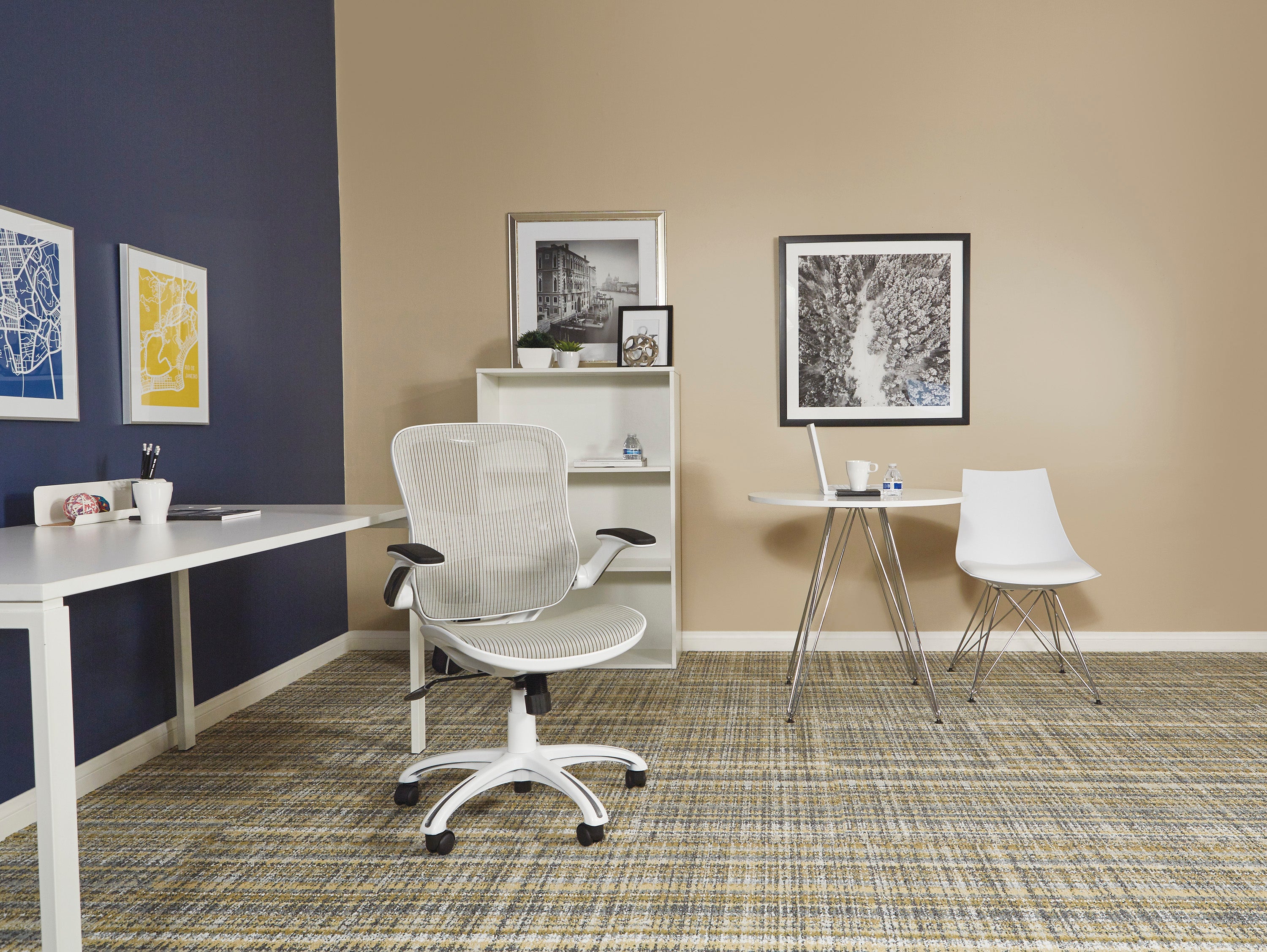 Riley Office Chair - White Mesh