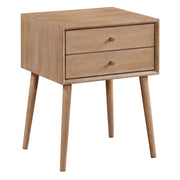 Rena 2-Drawer Side Table - Ash