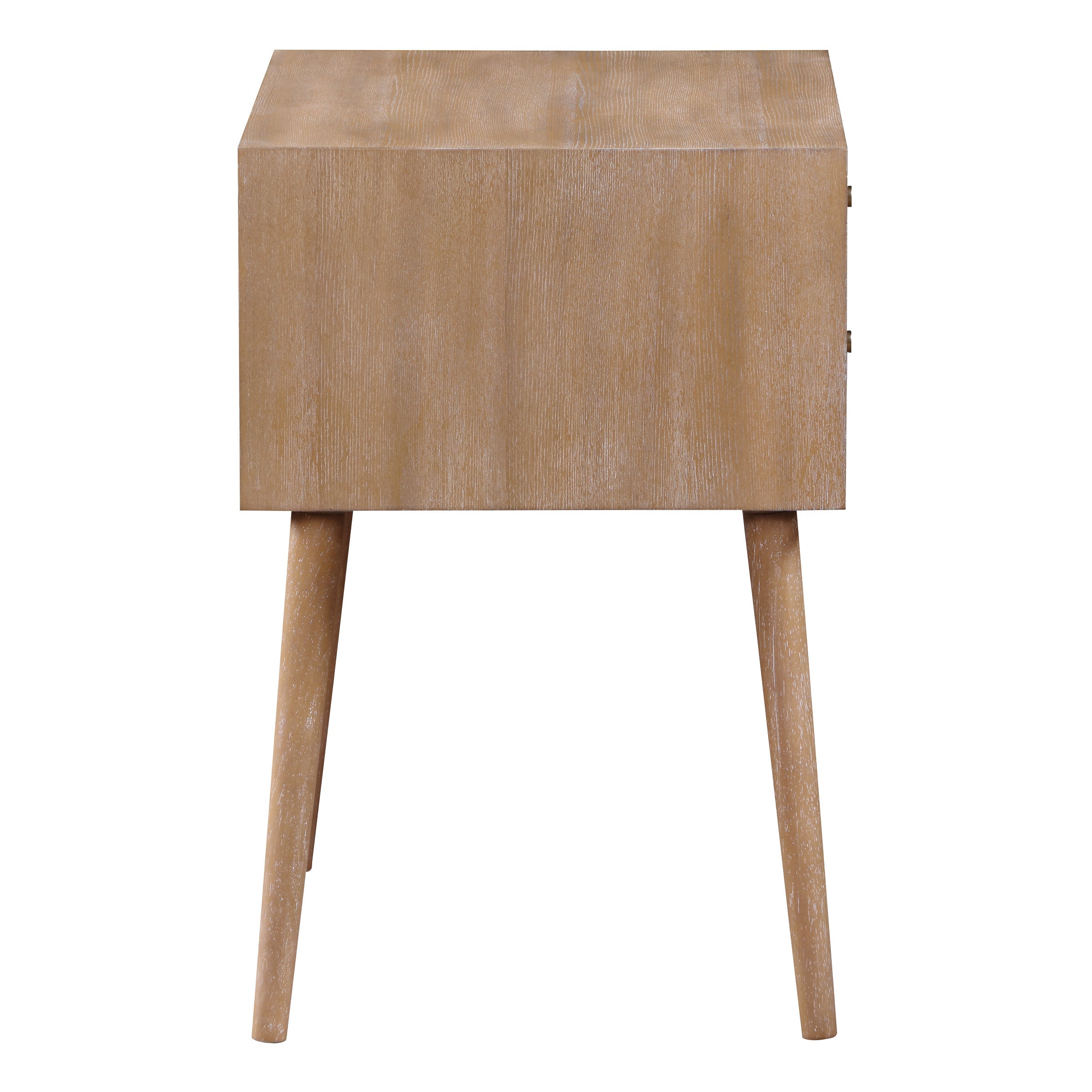 Rena 2-Drawer Side Table - Ash