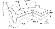 Russell Sectional - Ivory