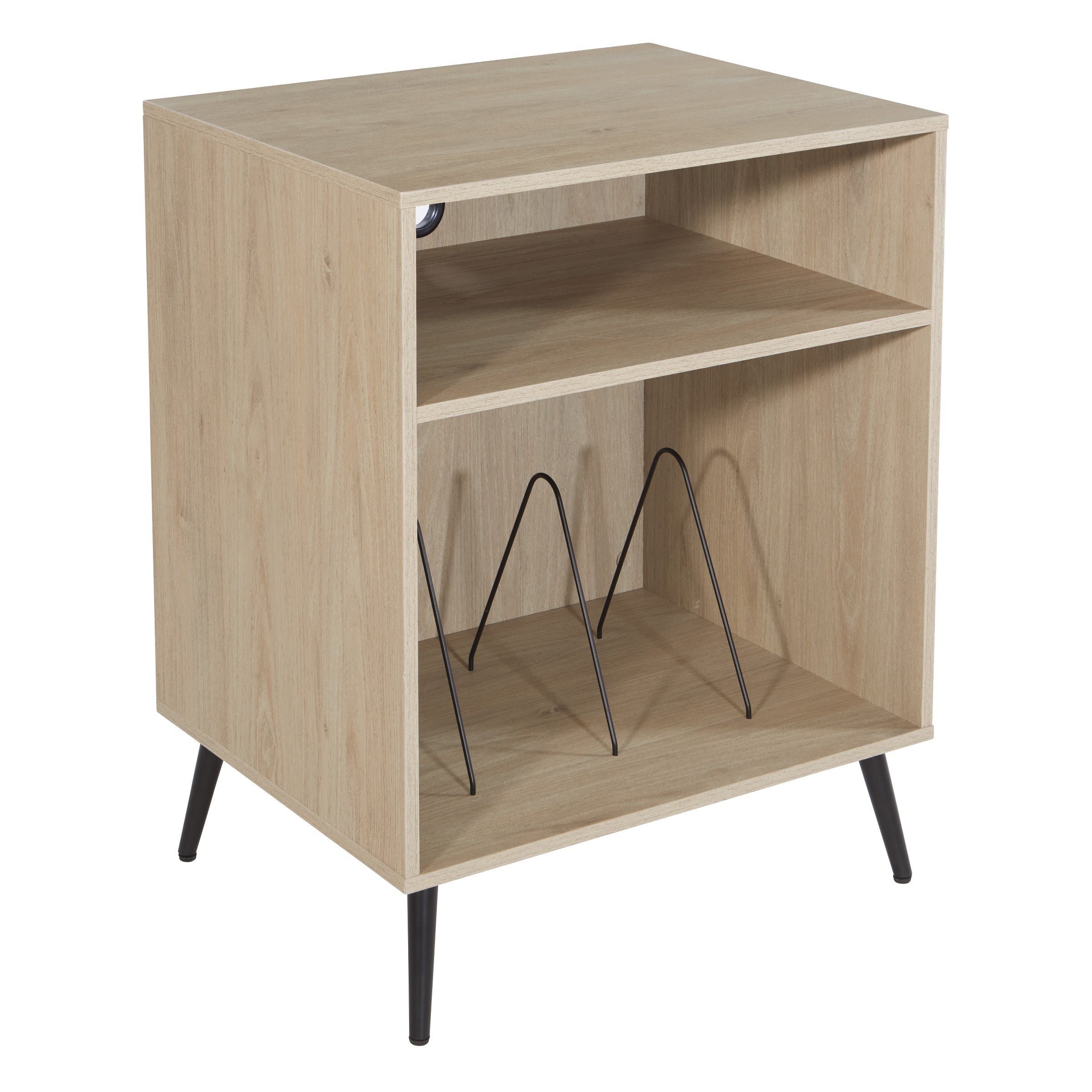 Retro Record Player Stand w/ Album  - Norwegian Alder