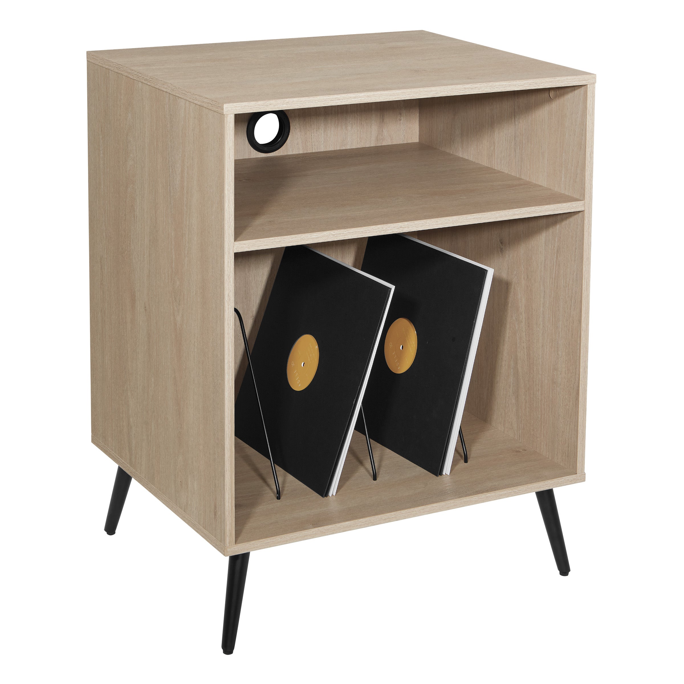 Retro Record Player Stand w/ Album  - Norwegian Alder