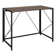 Ravel Tool-less Folding Desk - Grey Oak/Black