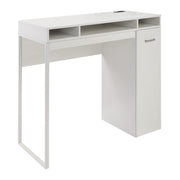 Ravel 47"W Desk with Storage - White