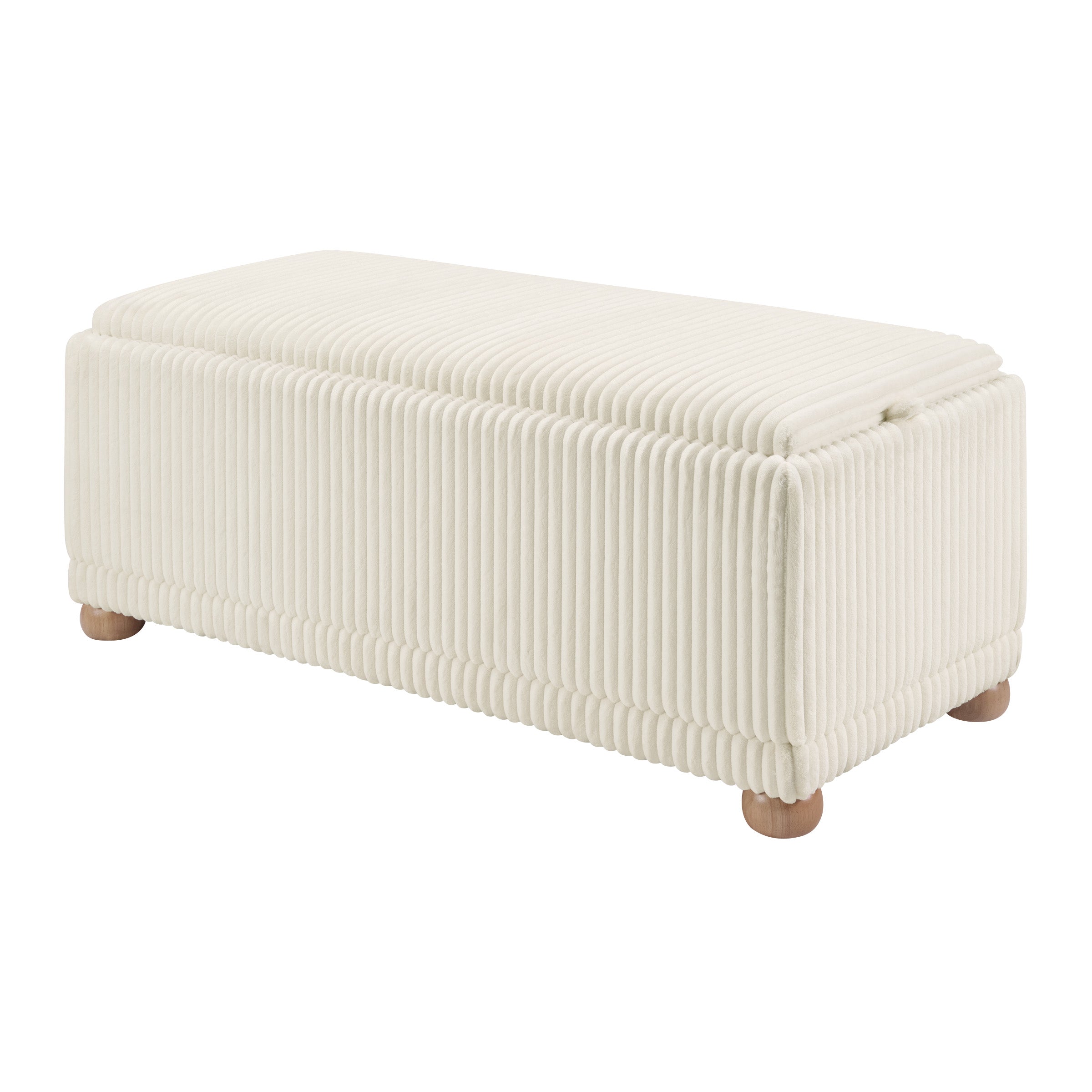 Sahara Storage Bench - White Cord