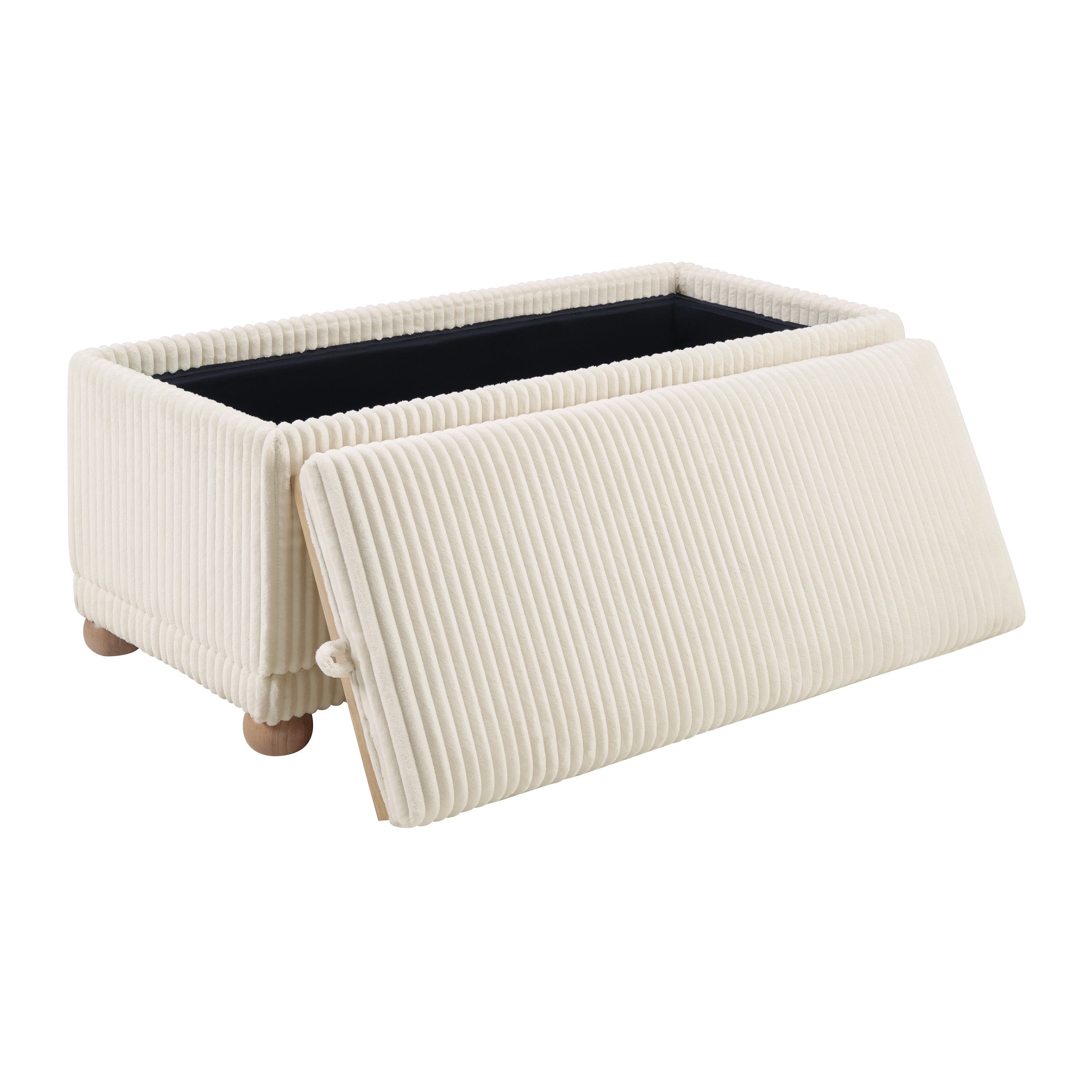 Sahara Storage Bench - White Cord
