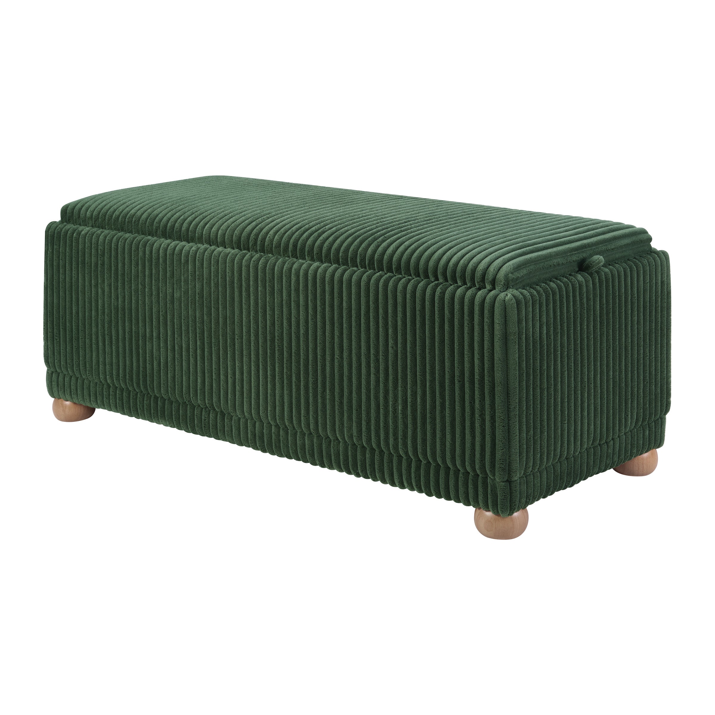 Sahara Storage Bench - Green Cord