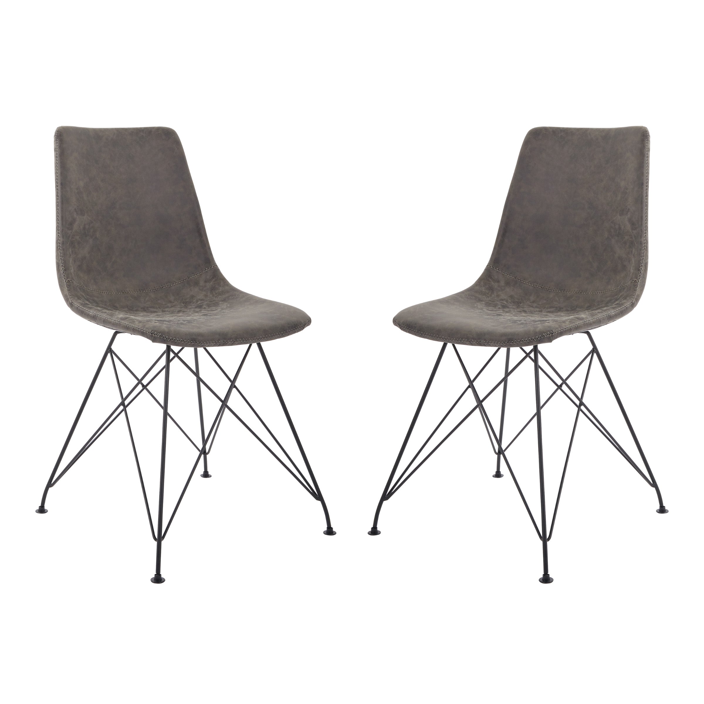 Trenton Chair 2/CTN - Charcoal