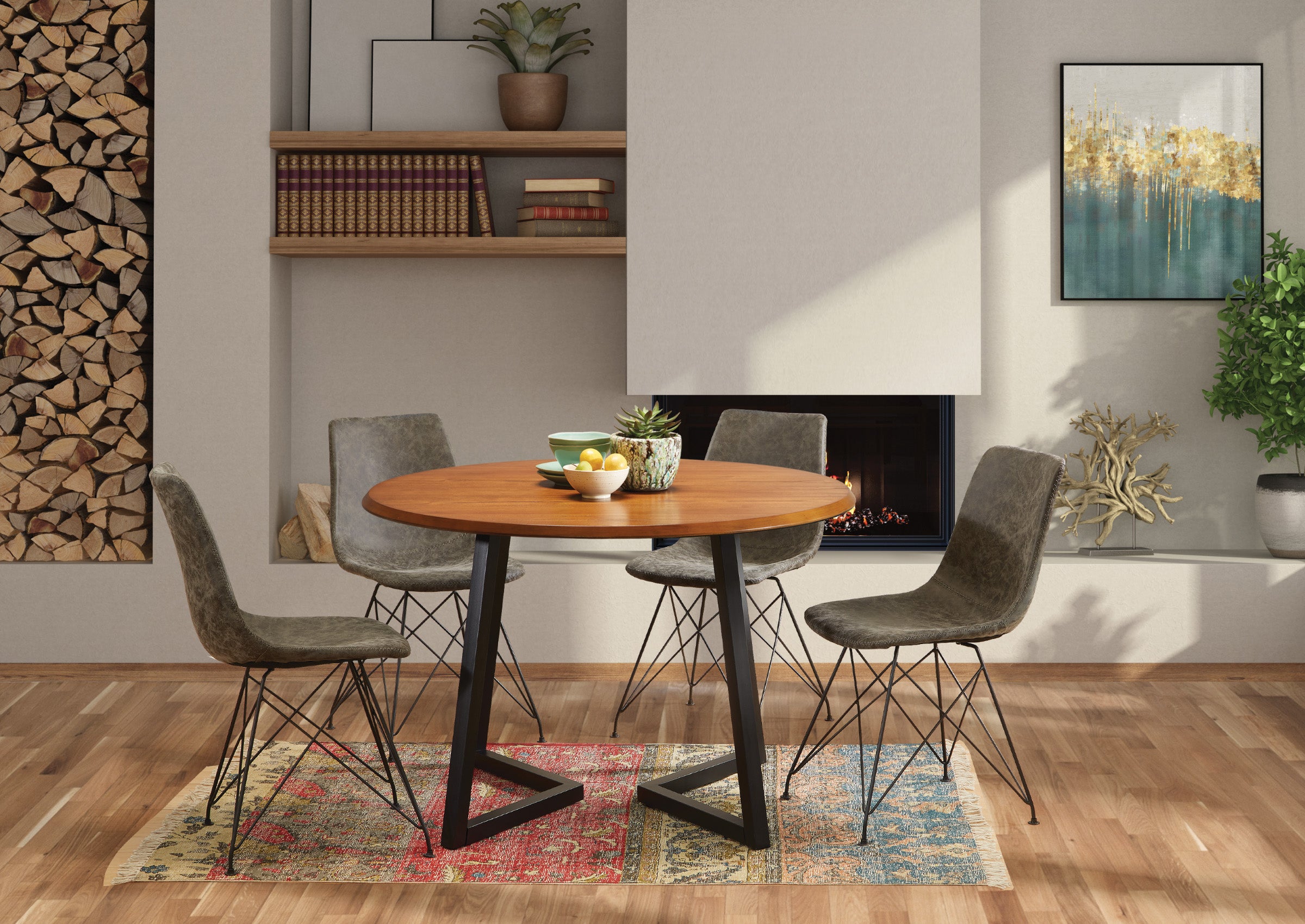 Trenton Chair 4/CTN - Charcoal