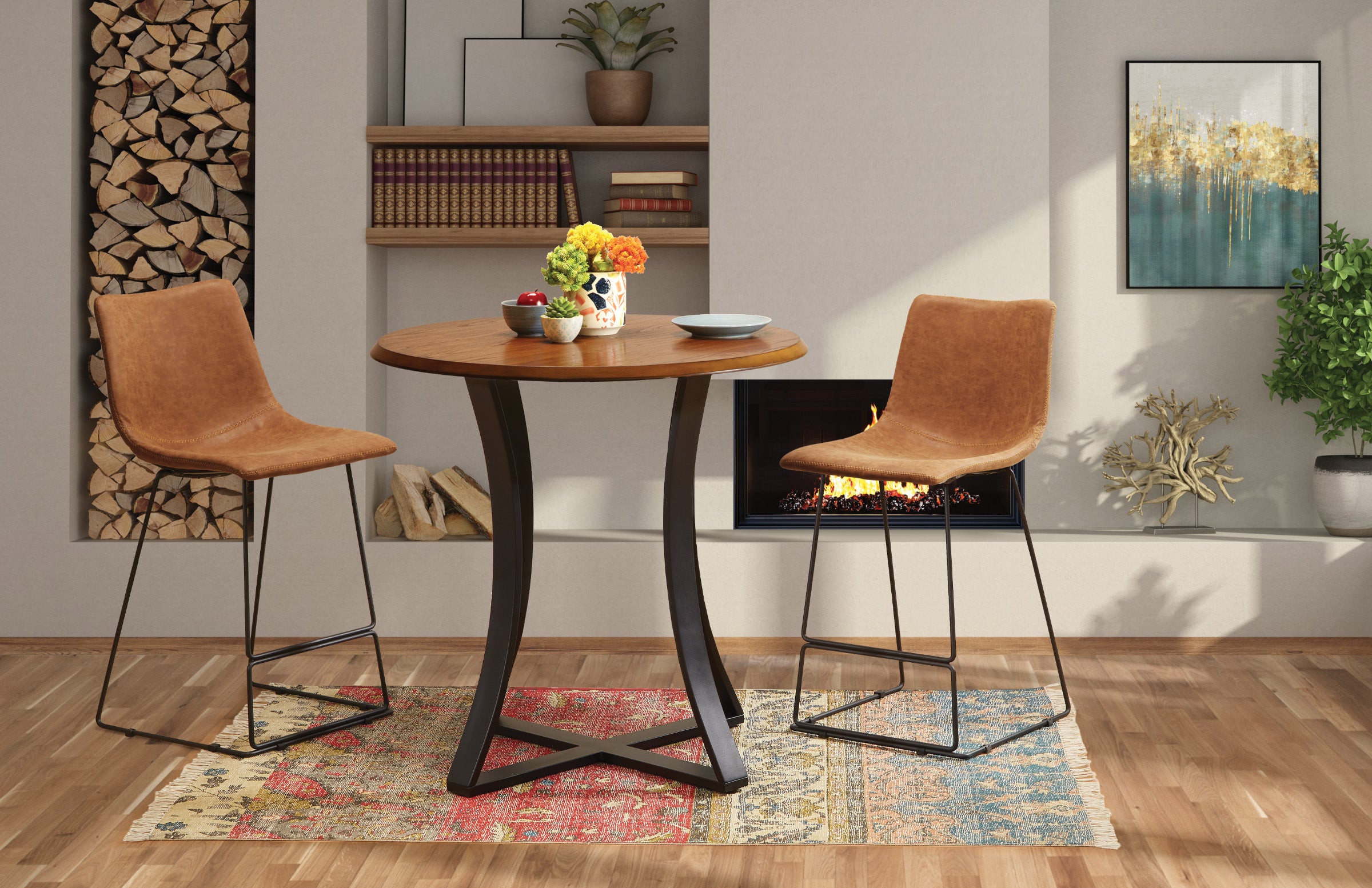 Nash 26" Counter Stool 2/CTN - Sand