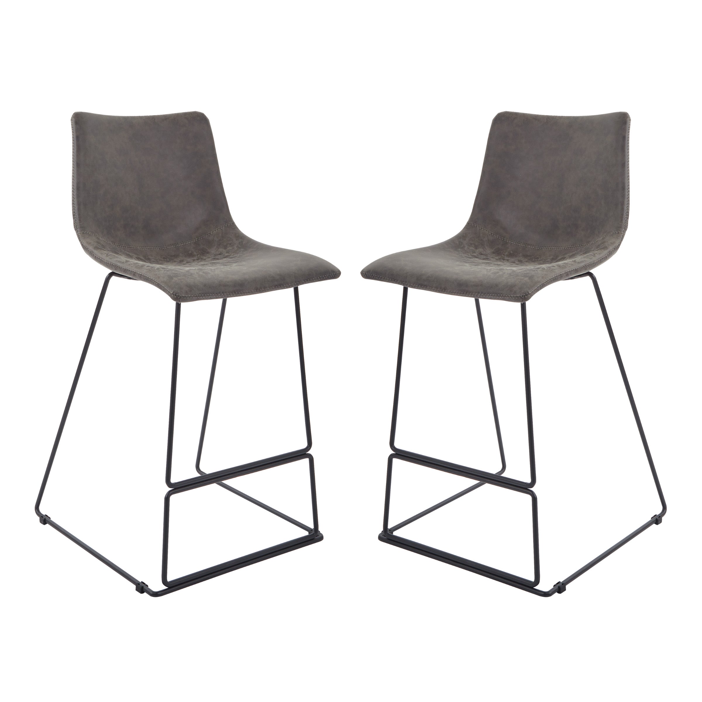 Nash 26" Counter Stool 2/CTN - Charcoal