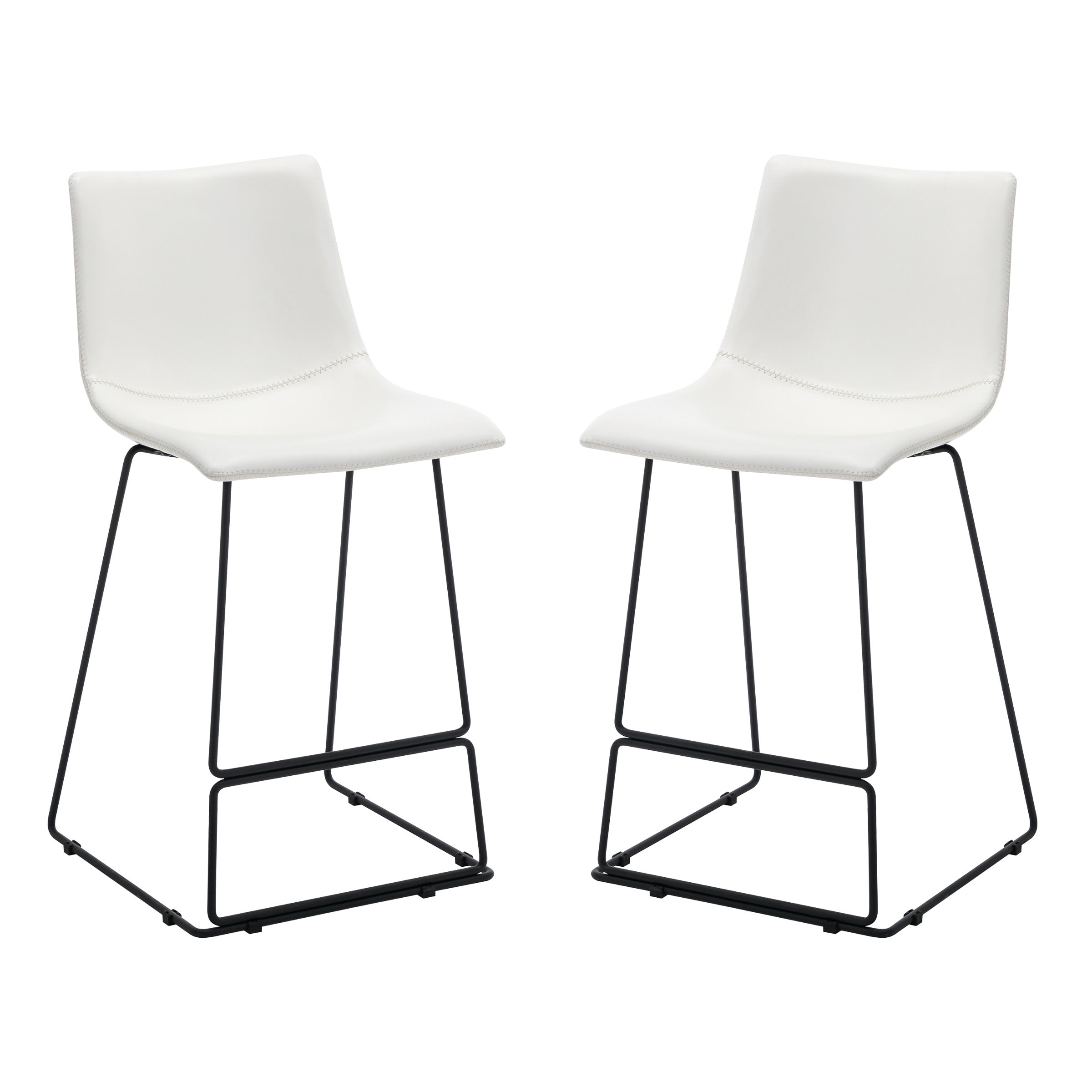 Nash 26" Counter Stool 2/CTN - White
