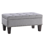 Clement Storage Bench- Dove