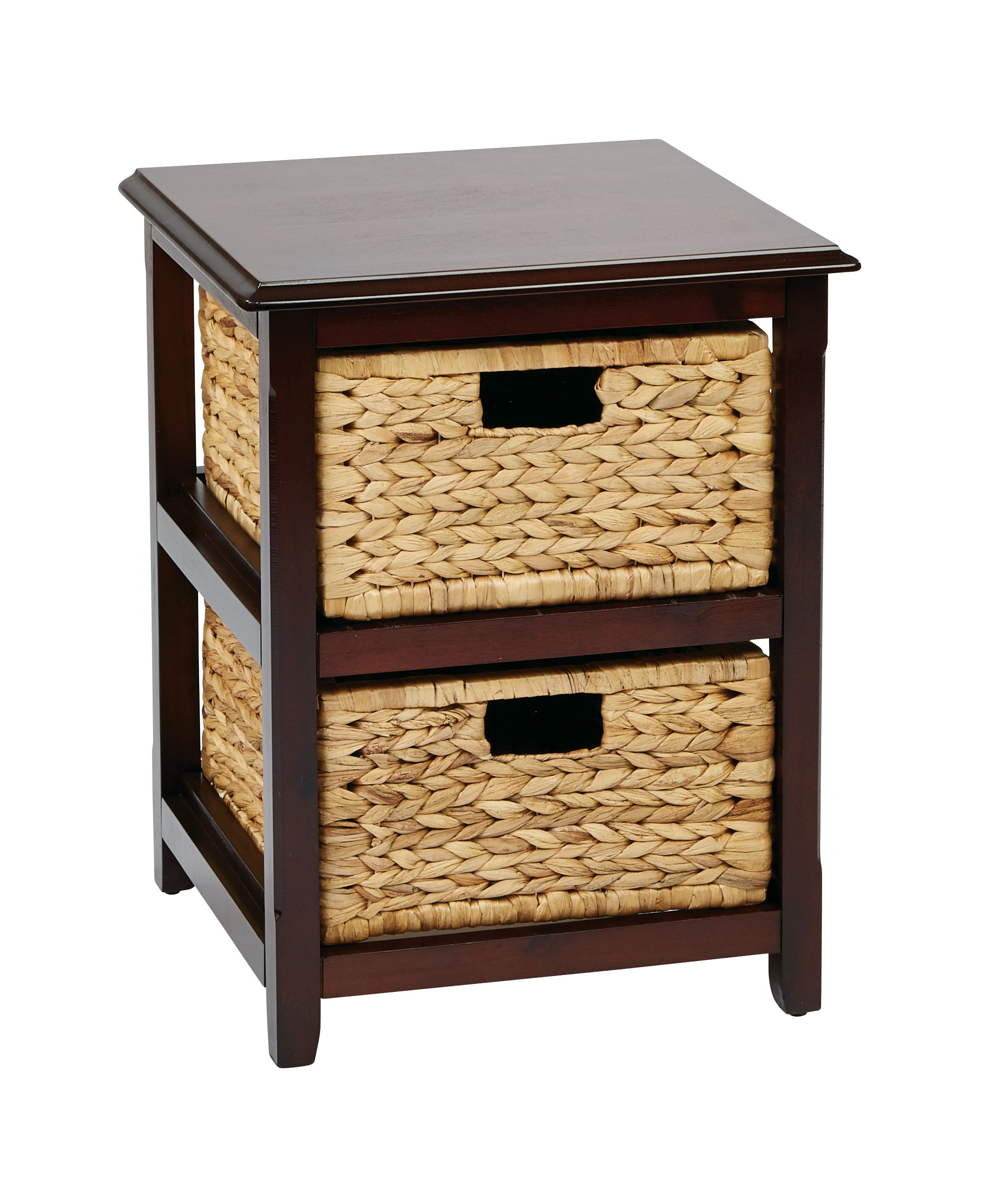 Seabrook Two-Tier Storage Unit - Espresso