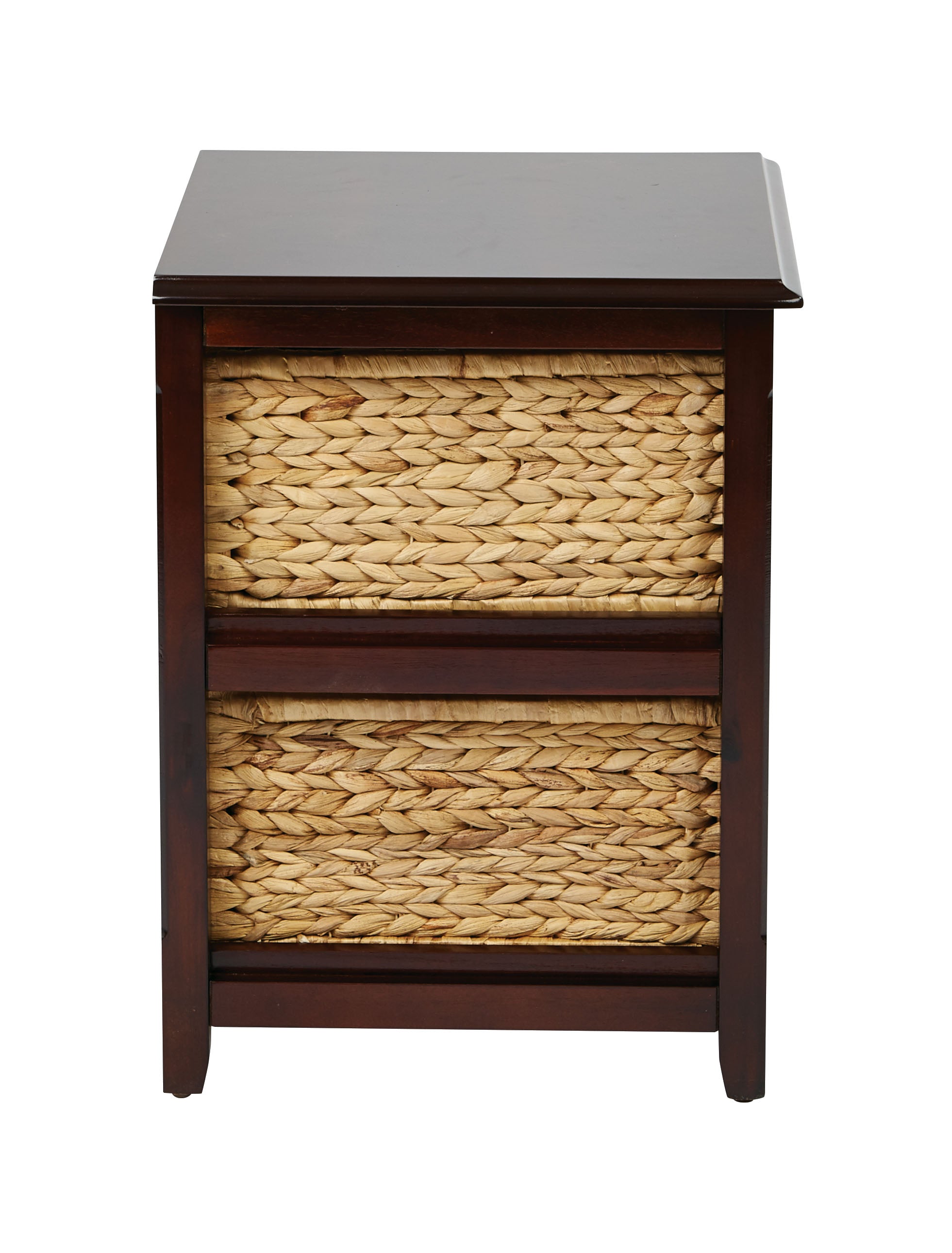 Seabrook Two-Tier Storage Unit - Espresso