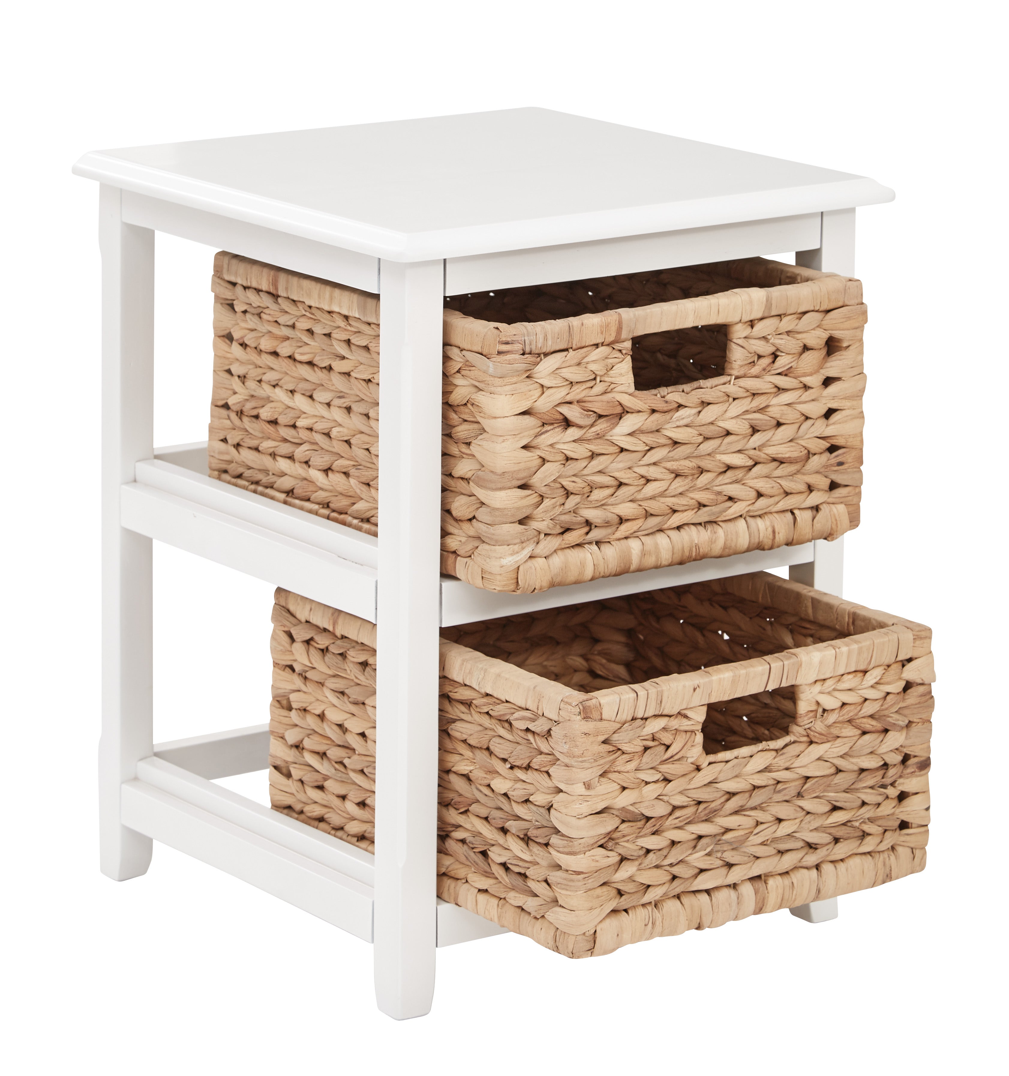 Seabrook Two-Tier Storage Unit - White